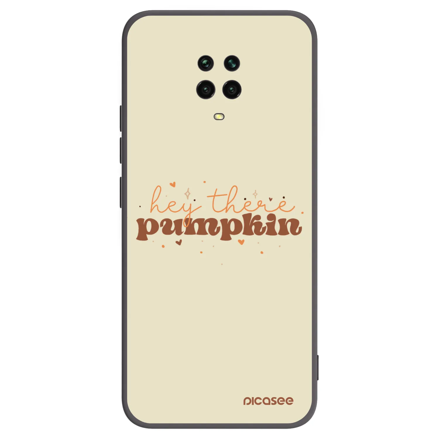 Picasee husă neagră din silicon pentru Xiaomi Redmi Note 9S - Hey there pumpkin