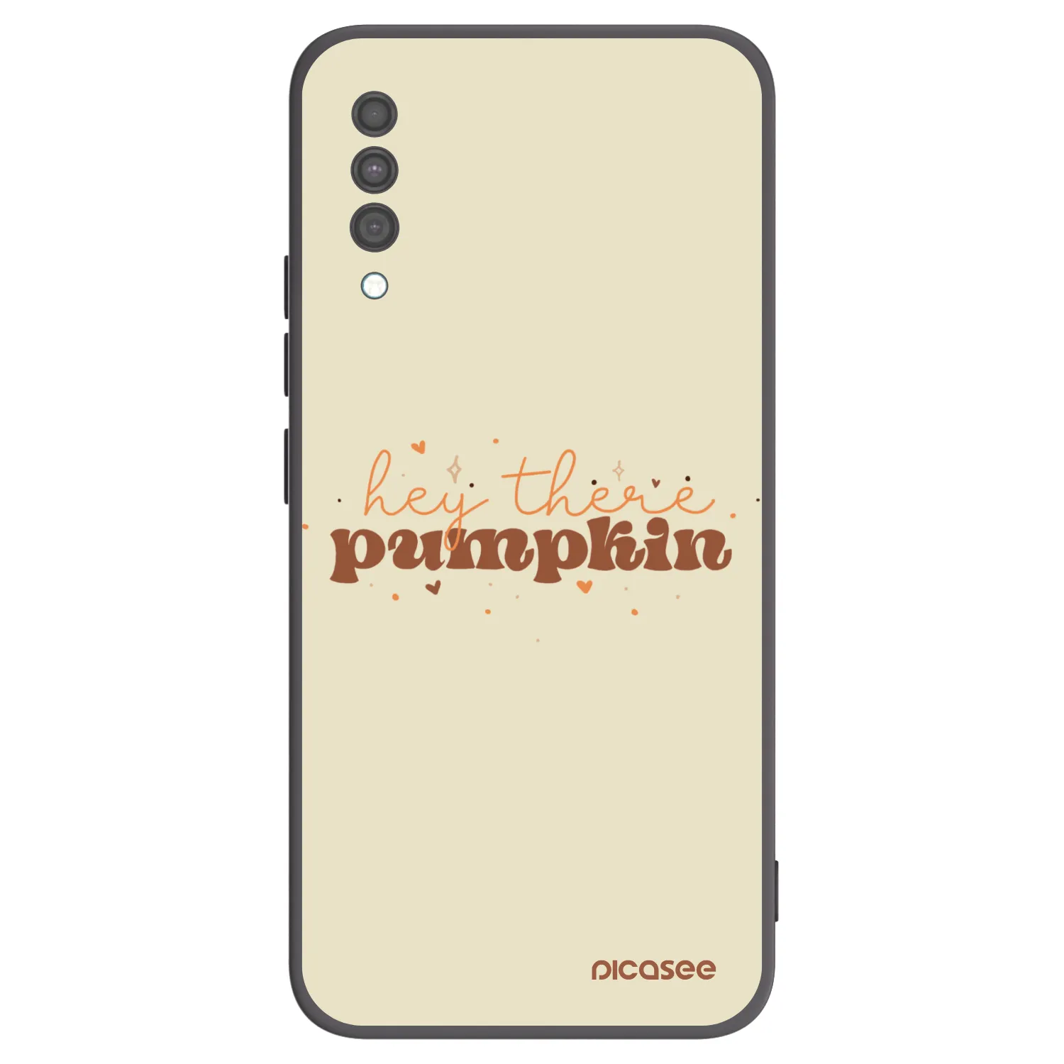 Picasee husă neagră din silicon pentru Samsung Galaxy A30s A307F - Hey there pumpkin