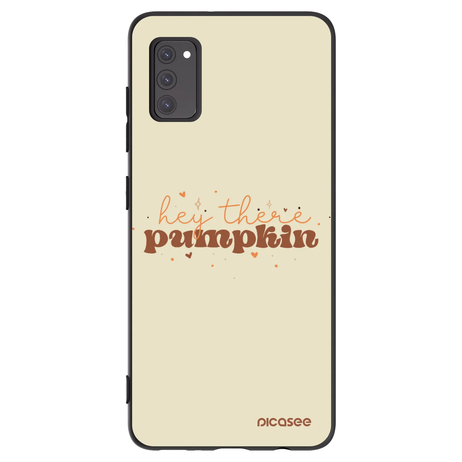 Picasee husă neagră din silicon pentru Samsung Galaxy A41 A415F - Hey there pumpkin