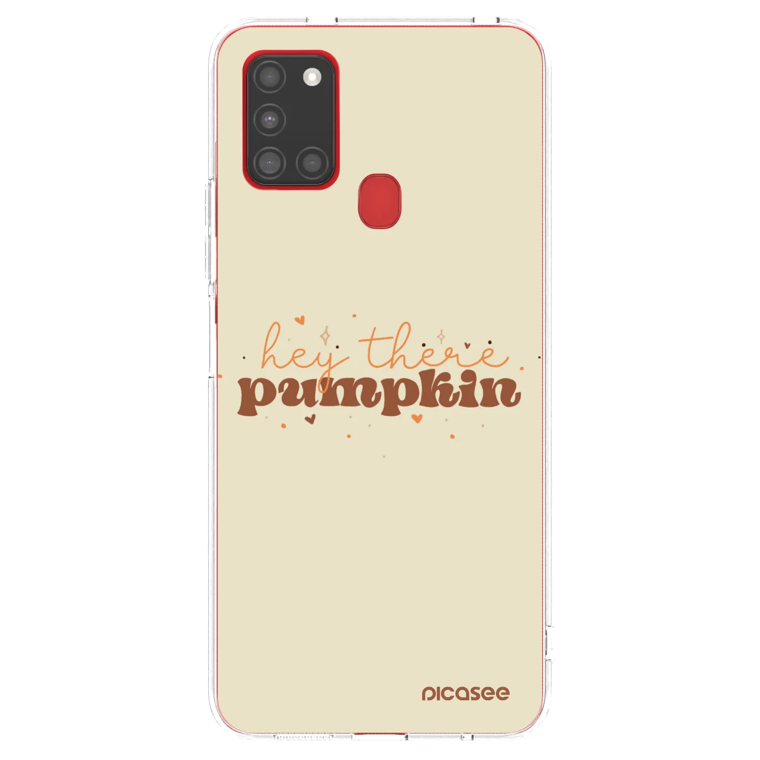 Picasee husă transparentă din silicon pentru Samsung Galaxy A21s - Hey there pumpkin