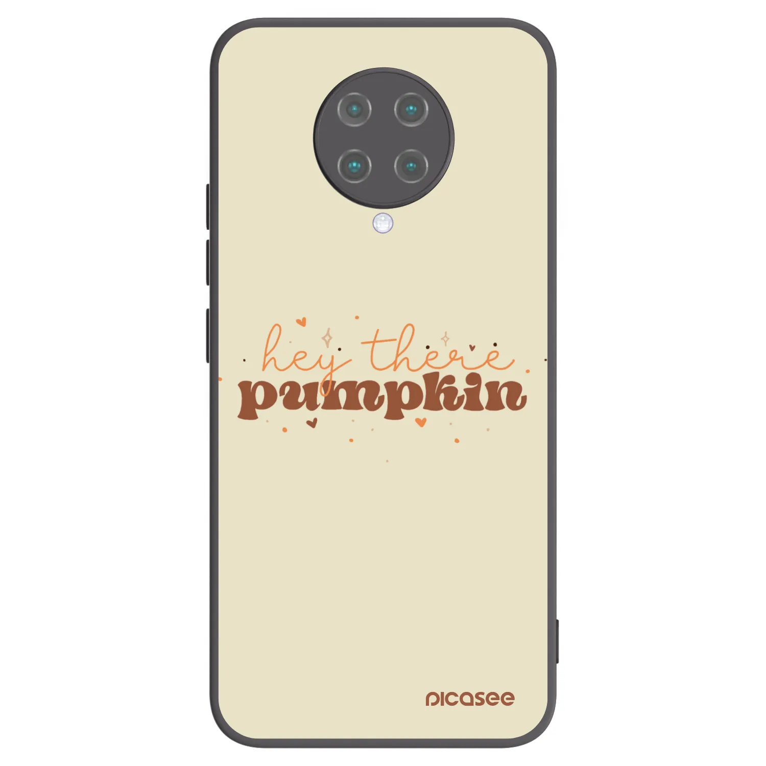 Picasee husă neagră din silicon pentru Xiaomi Poco F2 Pro - Hey there pumpkin