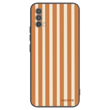 Husă pentru Motorola Moto E40 - Orange lines