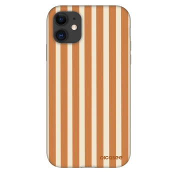 Husă pentru Apple iPhone 11 - Orange lines