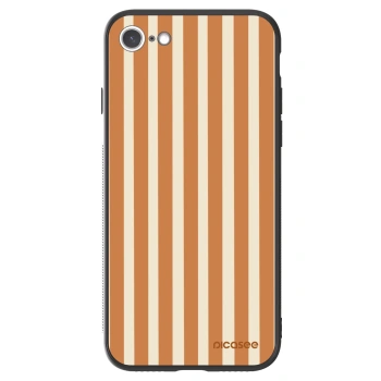Picasee ULTIMATE CASE pentru Apple iPhone 7 - Orange lines