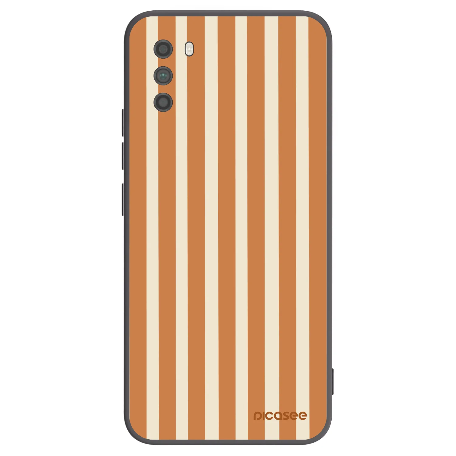 Picasee husă neagră din silicon pentru Xiaomi Poco M3 - Orange lines