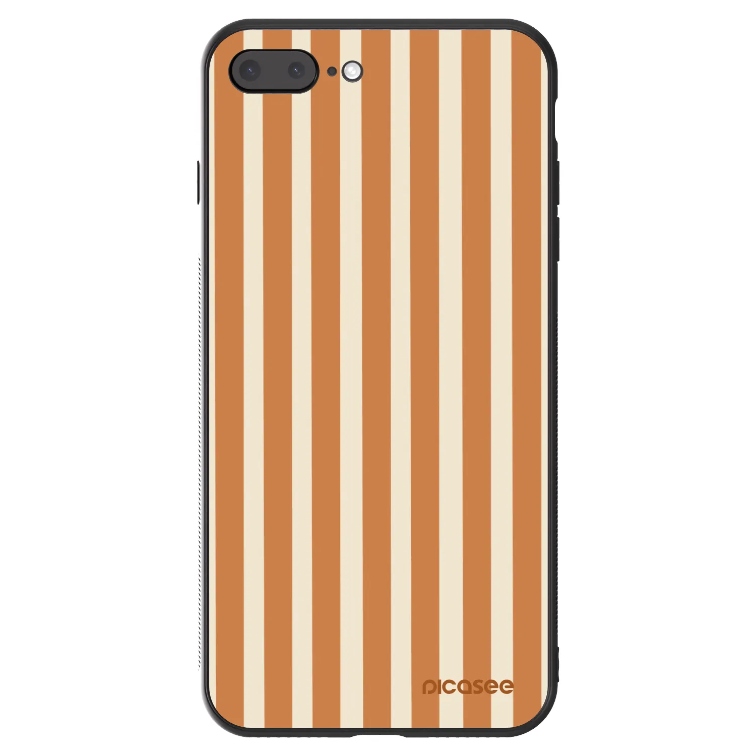 Picasee ULTIMATE CASE pentru Apple iPhone 7 Plus - Orange lines
