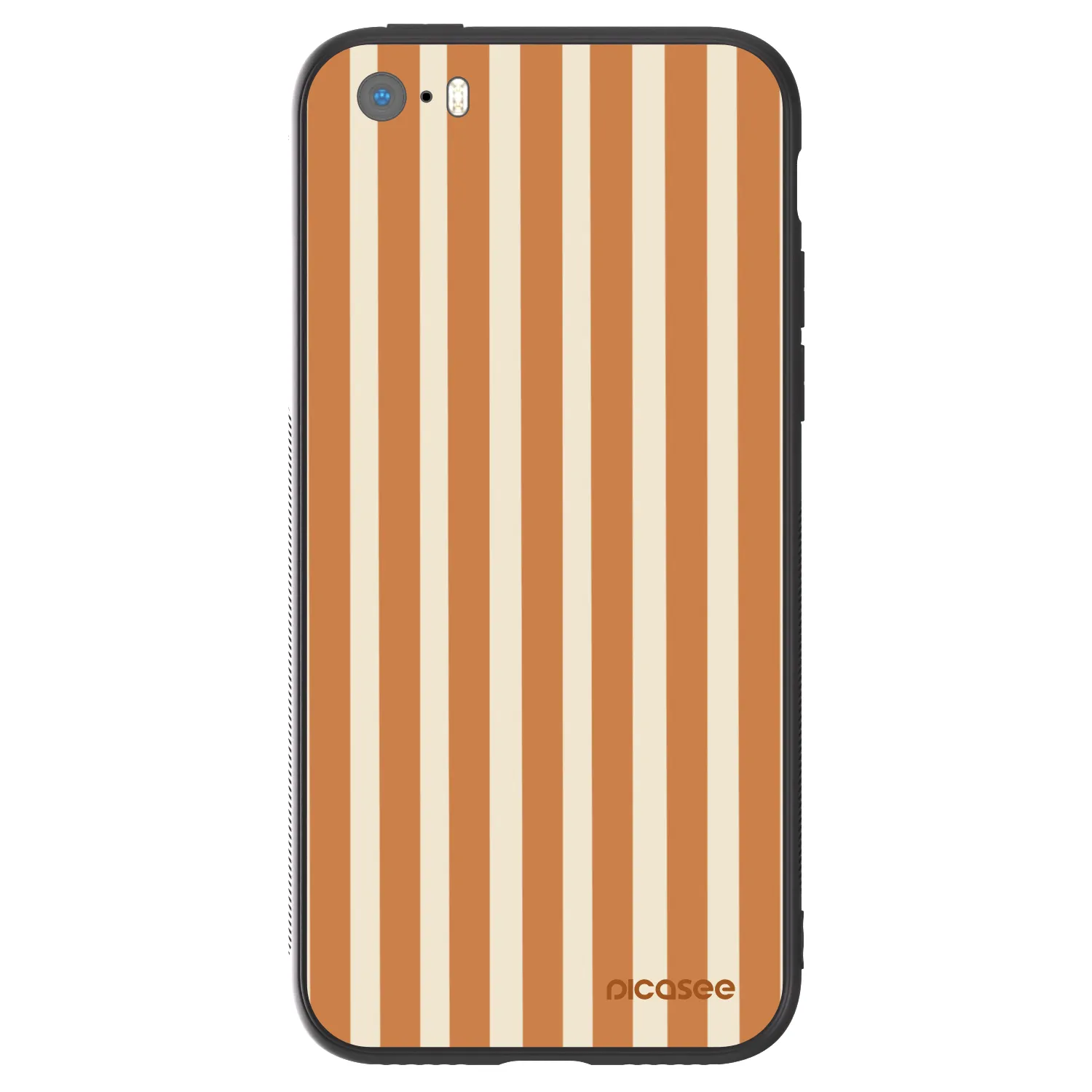 Picasee ULTIMATE CASE pentru Apple iPhone 5/5S/SE - Orange lines