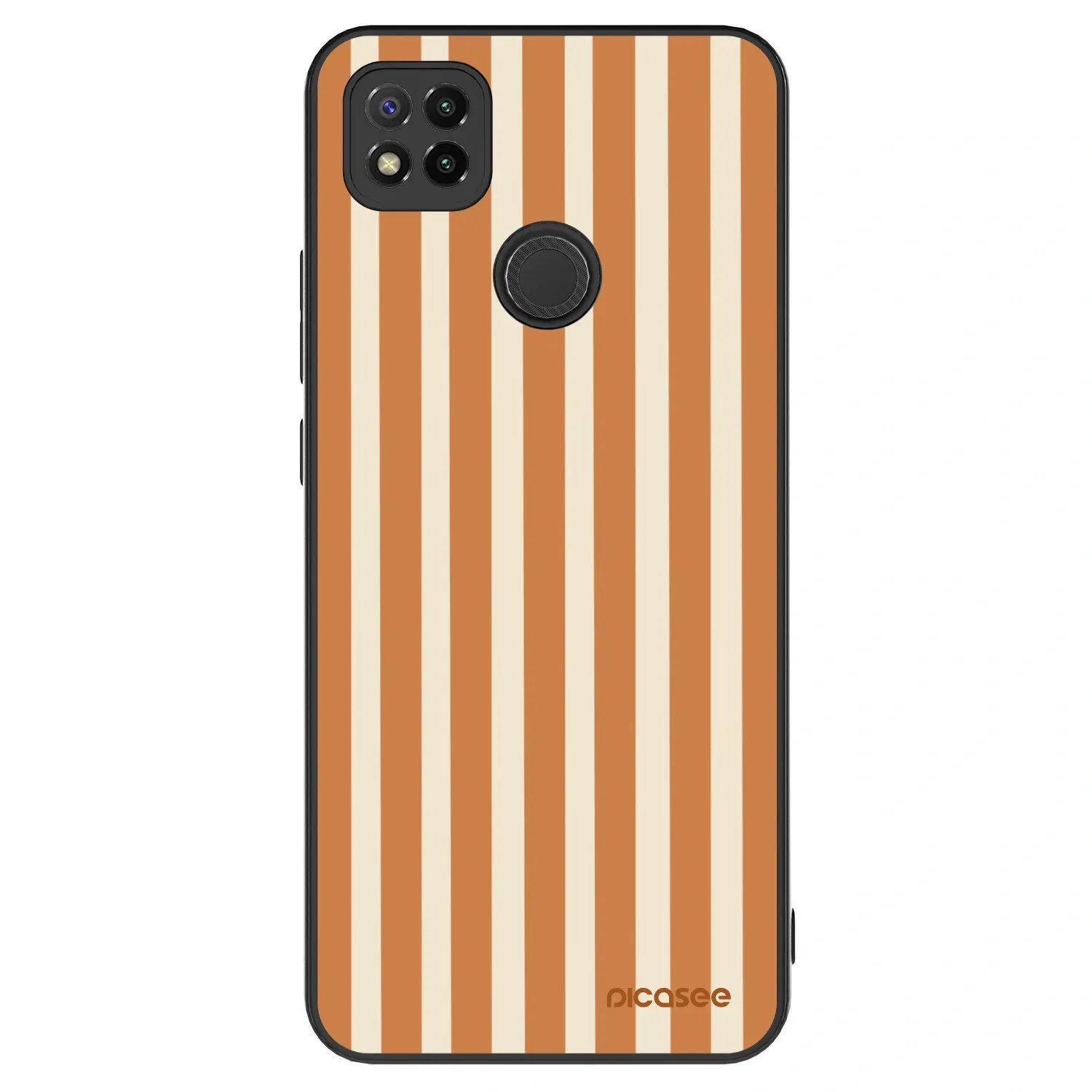 Picasee ULTIMATE CASE pentru Xiaomi Redmi 9C - Orange lines