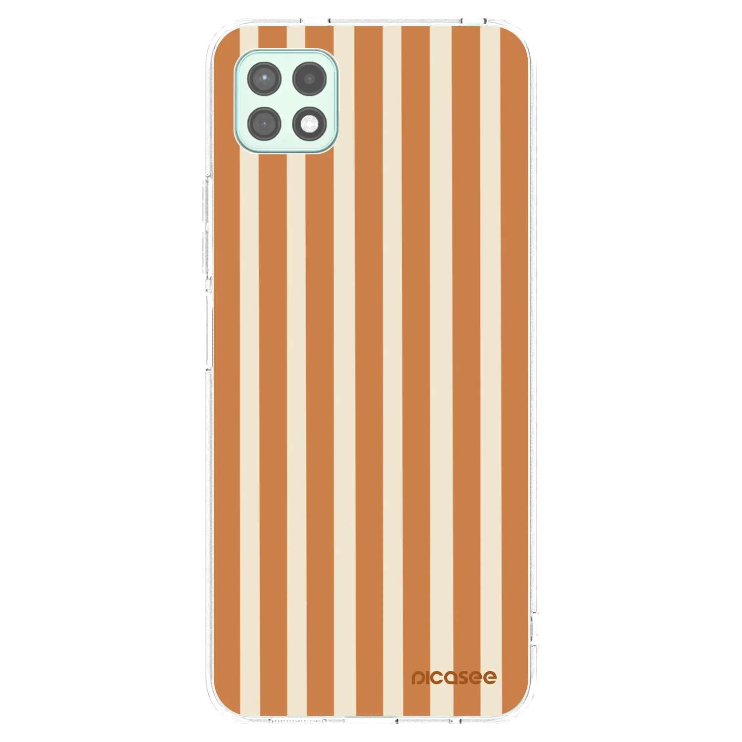 Picasee husă transparentă din silicon pentru Samsung Galaxy A22 A226B 5G - Orange lines