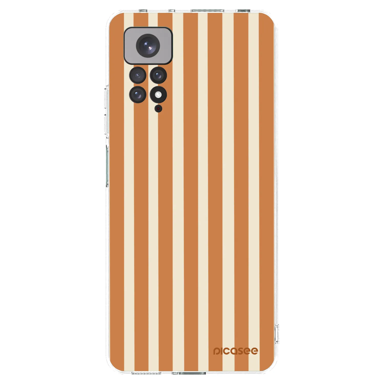 Picasee husă transparentă din silicon pentru Xiaomi Redmi Note 11 - Orange lines