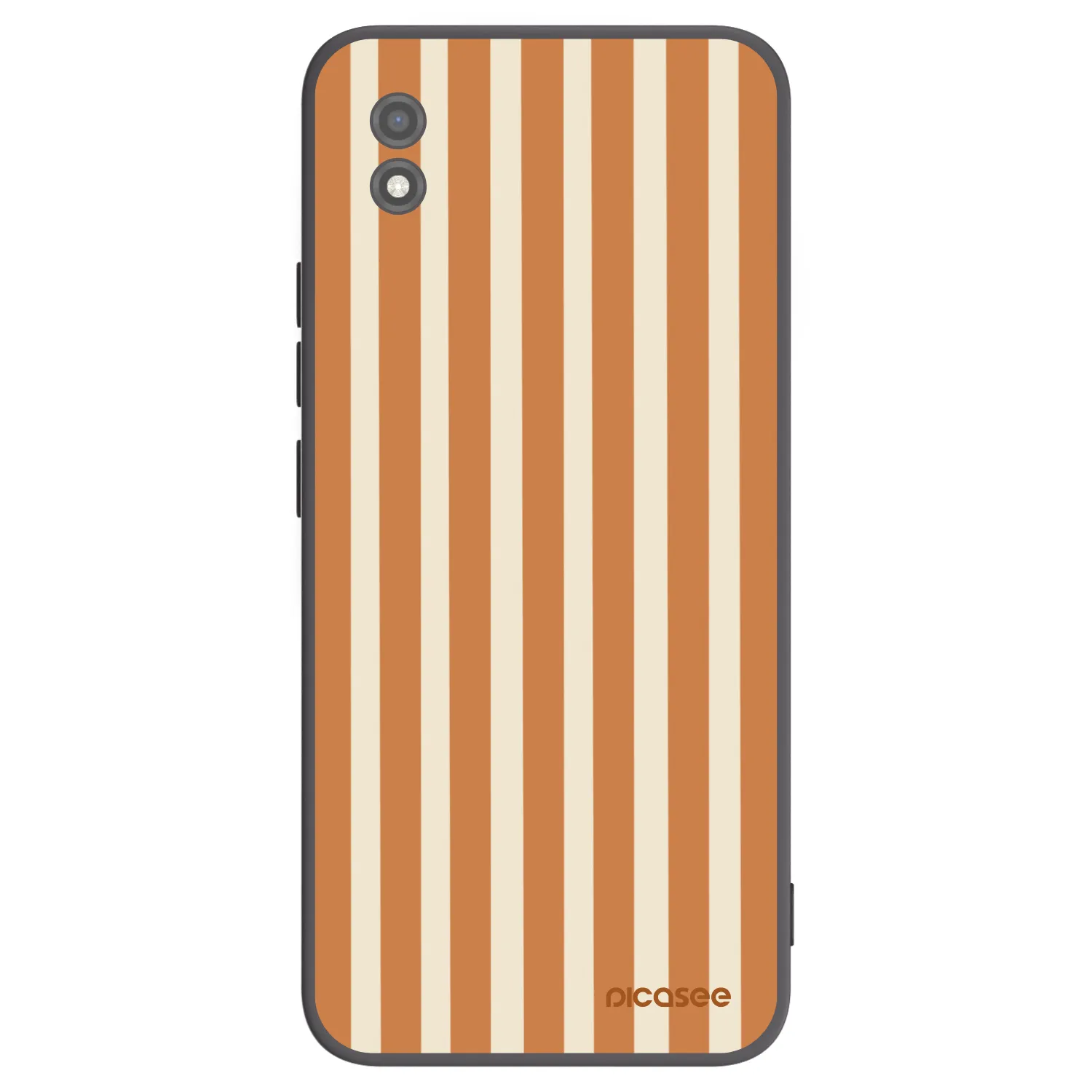 Picasee husă neagră din silicon pentru Realme C11 (2021) - Orange lines