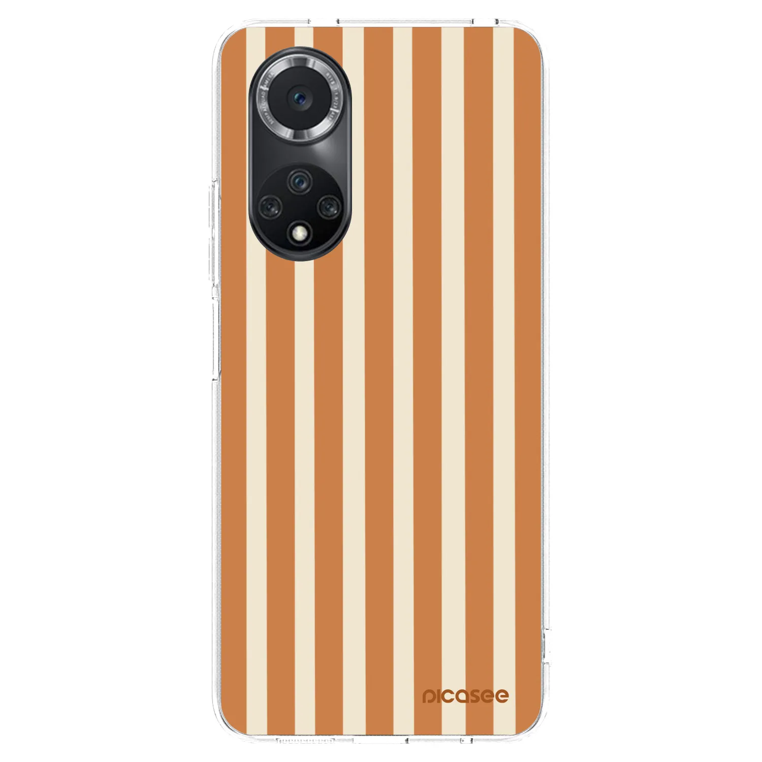 Picasee husă transparentă din silicon pentru Huawei Nova 9 SE - Orange lines