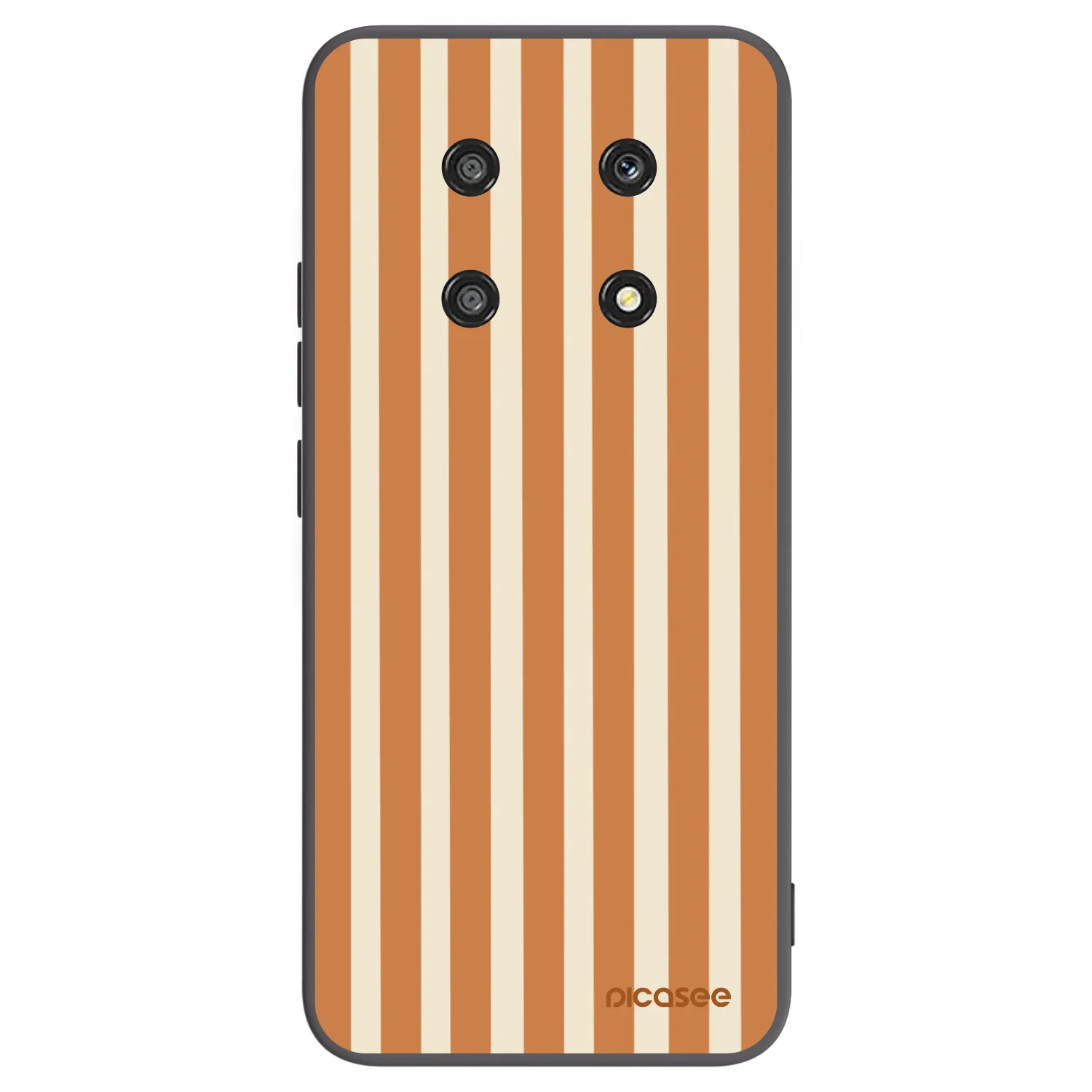 Picasee husă neagră din silicon pentru Honor Magic4 Lite 5G - Orange lines