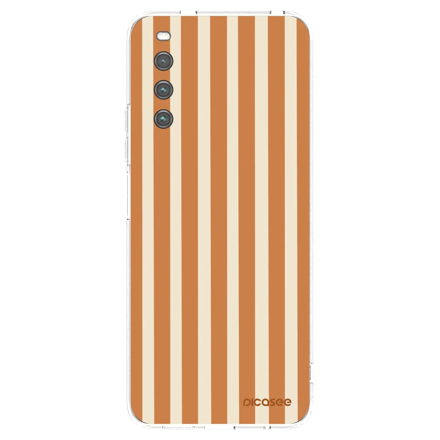Picasee husă transparentă din silicon pentru Sony Xperia 10 IV 5G - Orange lines