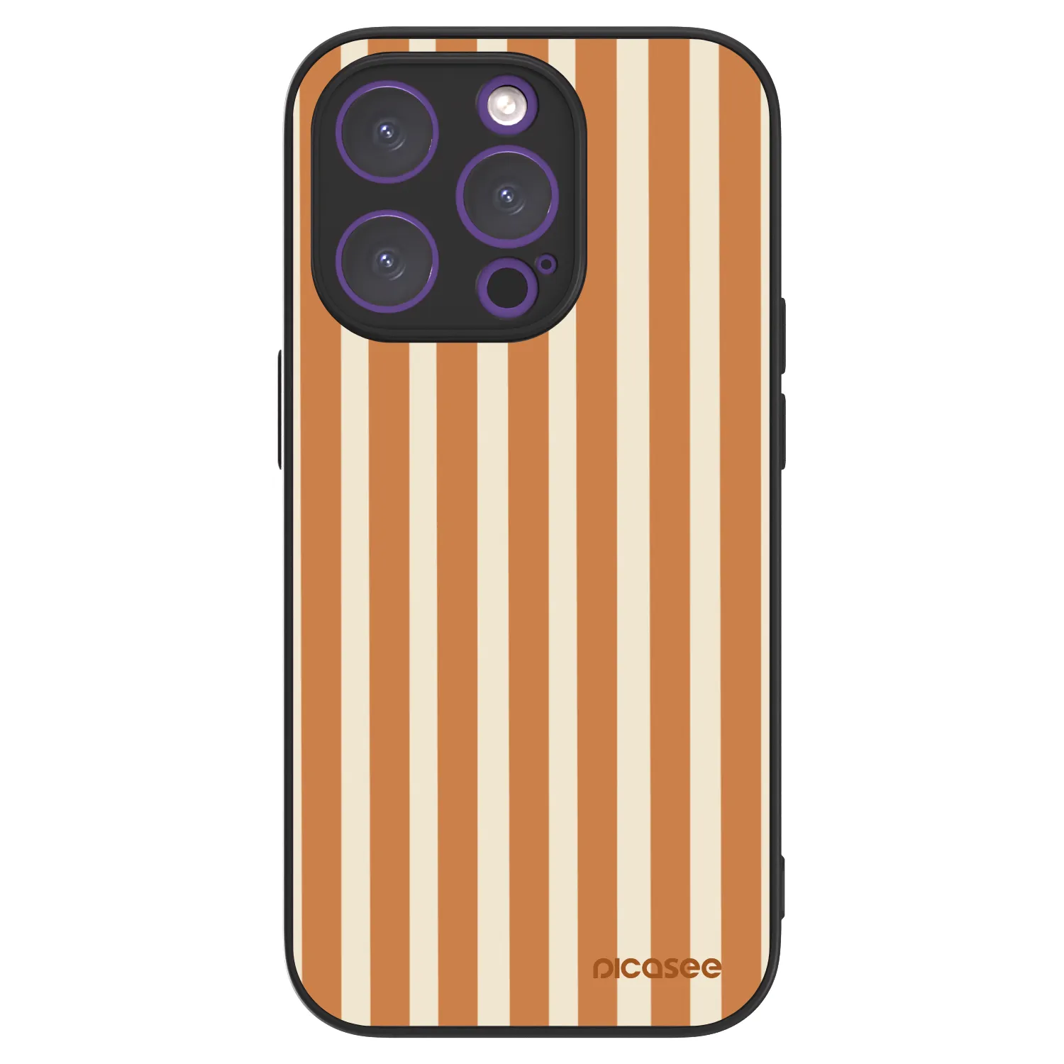 Picasee ULTIMATE CASE MagSafe pentru Apple iPhone 14 Pro - Orange lines