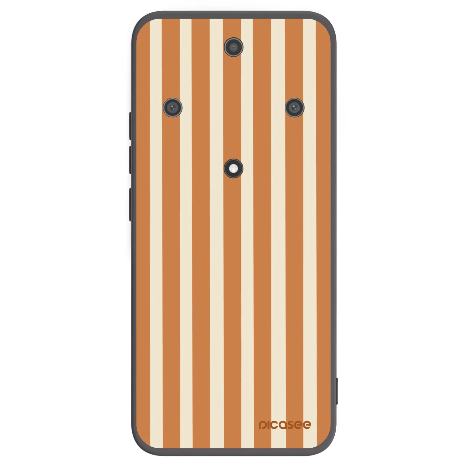Picasee husă neagră din silicon pentru Honor Magic5 Lite 5G - Orange lines