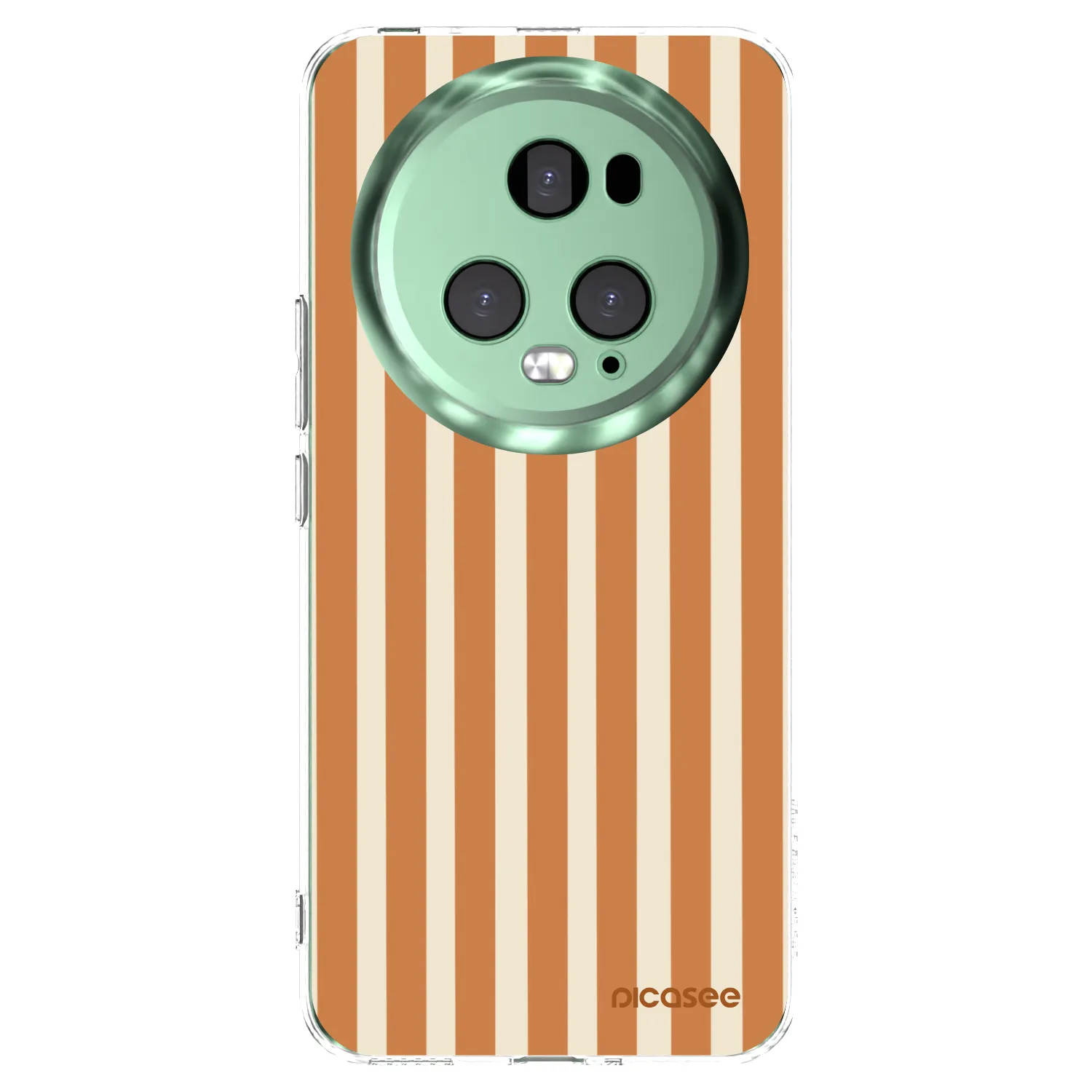 Picasee husă transparentă din silicon pentru Honor Magic5 Pro - Orange lines