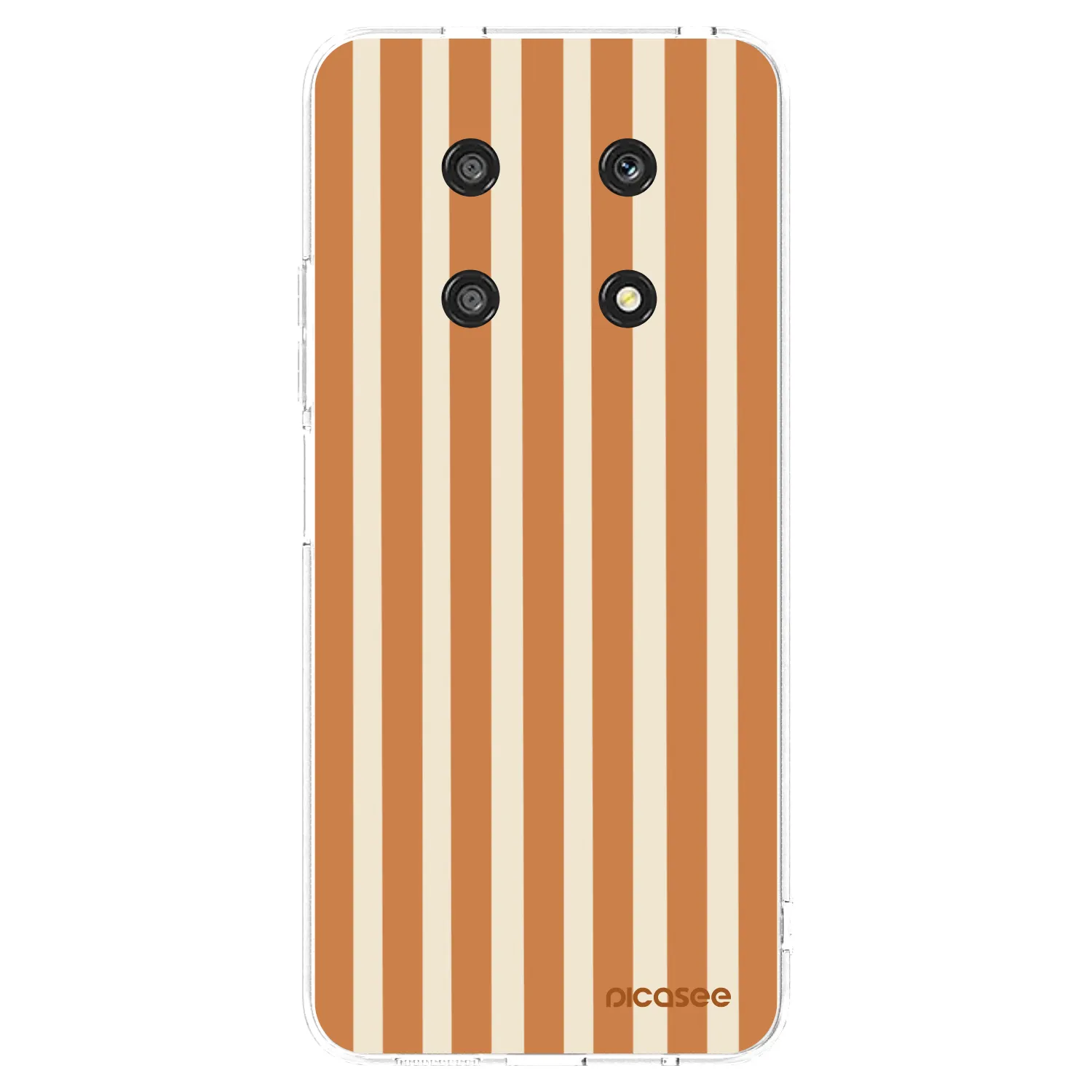 Picasee husă transparentă din silicon pentru Honor Magic4 Lite 5G - Orange lines