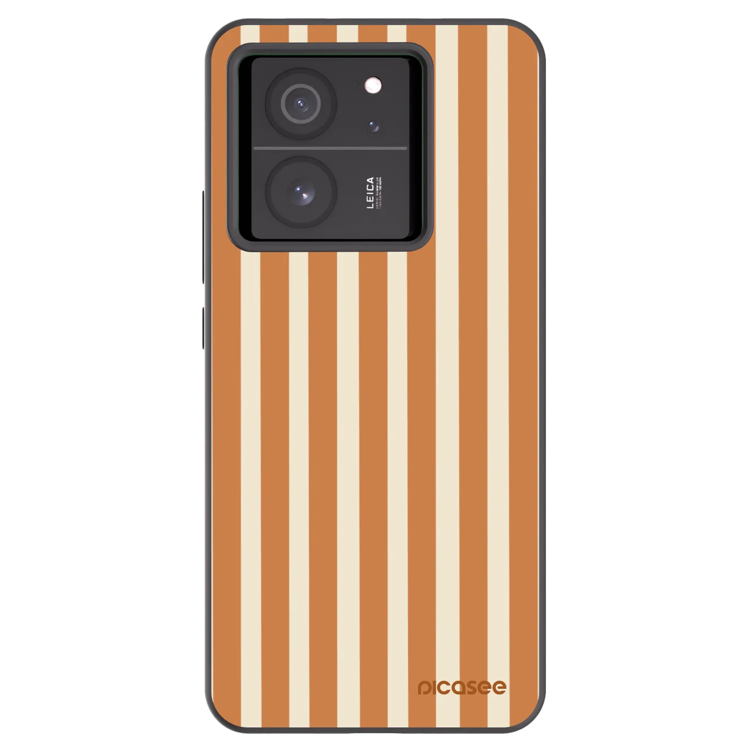 Picasee husă neagră din silicon pentru Xiaomi 13T - Orange lines