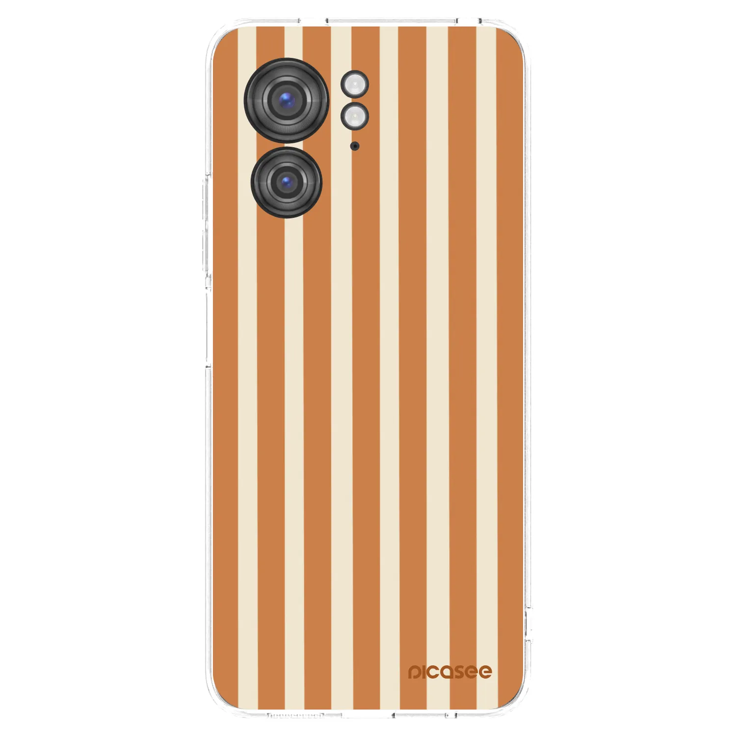 Picasee husă transparentă din silicon pentru Motorola Edge 40 - Orange lines