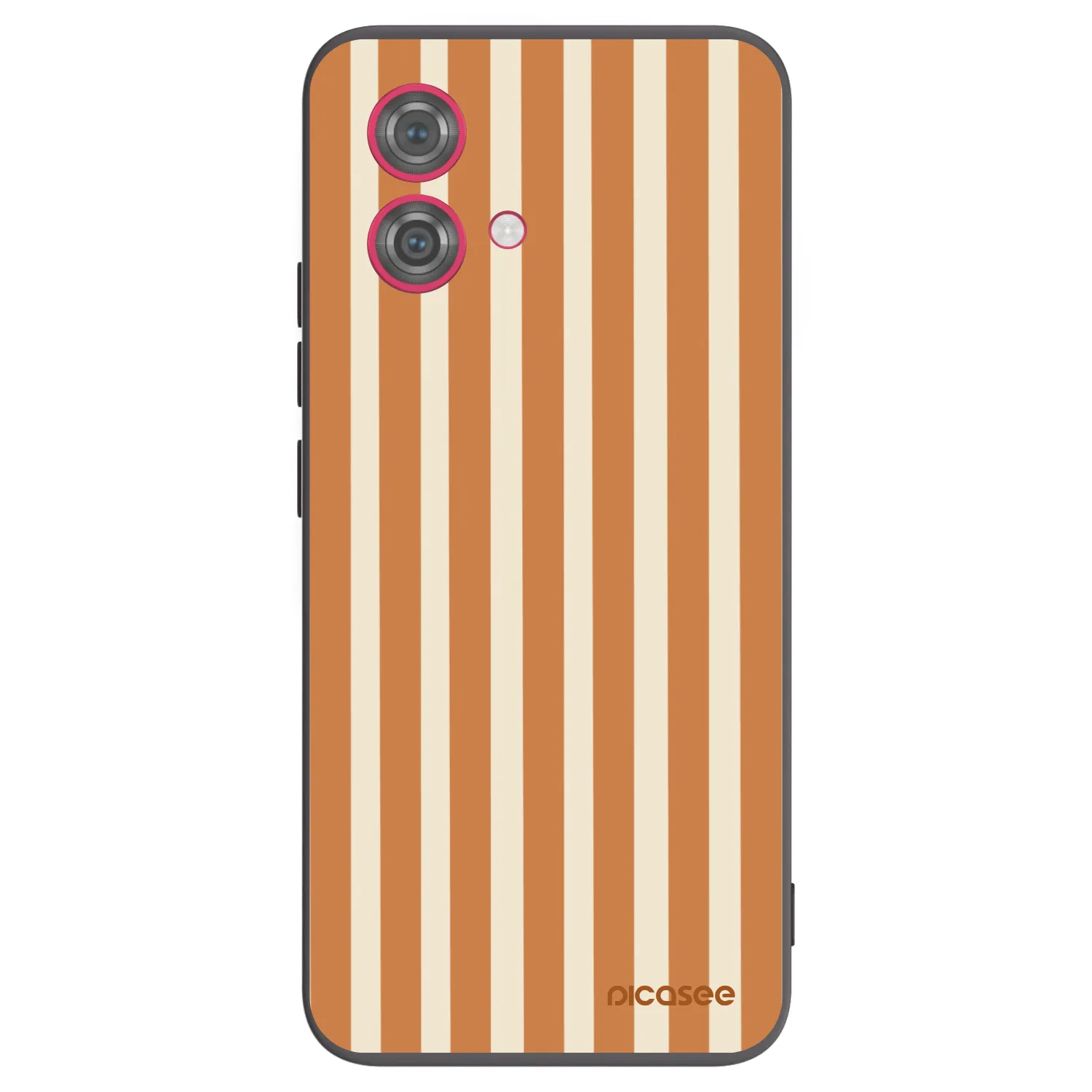 Picasee husă neagră din silicon pentru Motorola Moto G84 5G - Orange lines