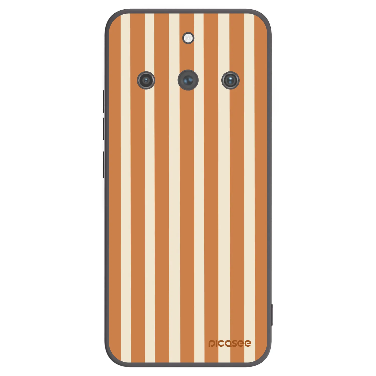 Picasee husă neagră din silicon pentru Realme 11 Pro+ - Orange lines