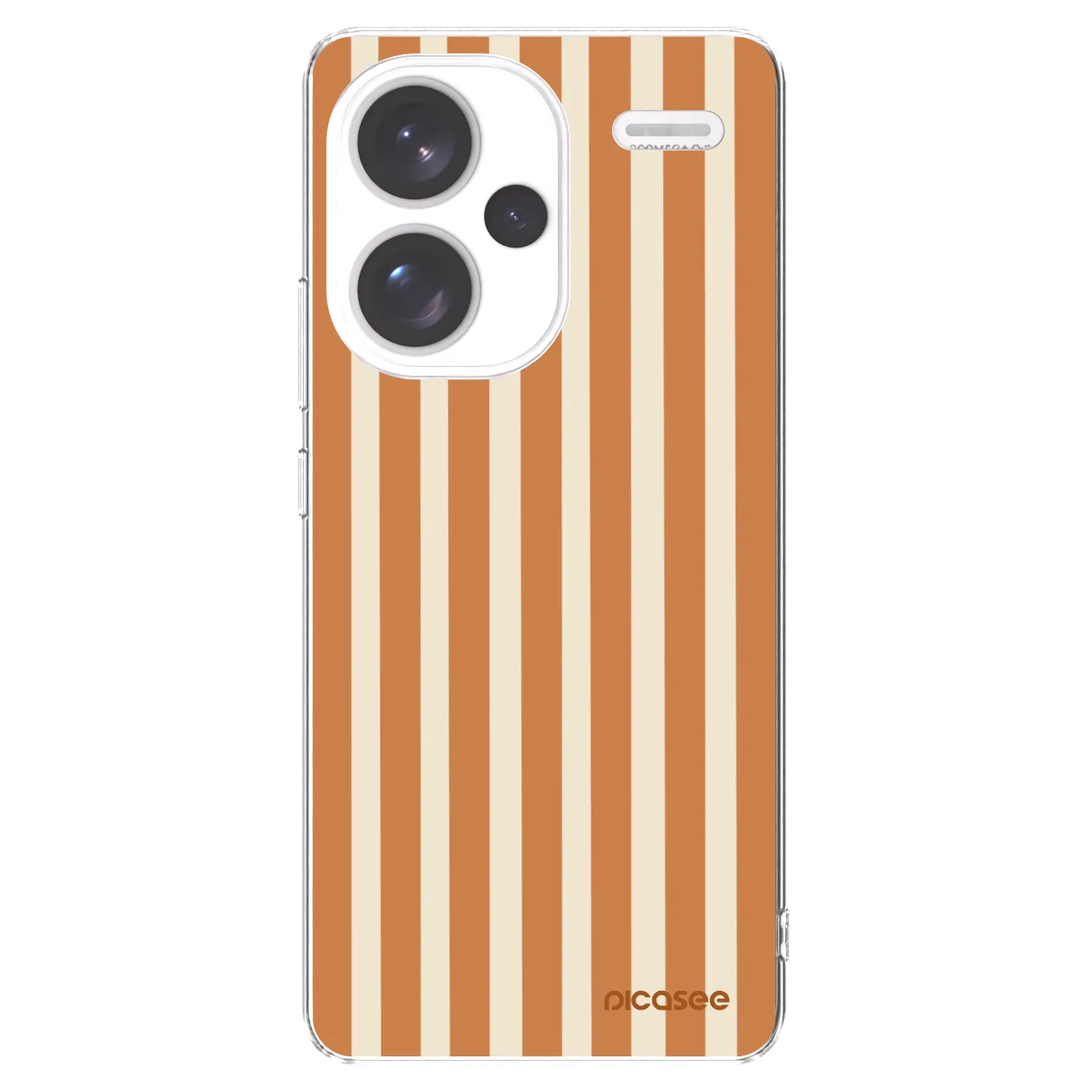 Picasee husă transparentă din silicon pentru Xiaomi Redmi Note 13 Pro+ 5G - Orange lines