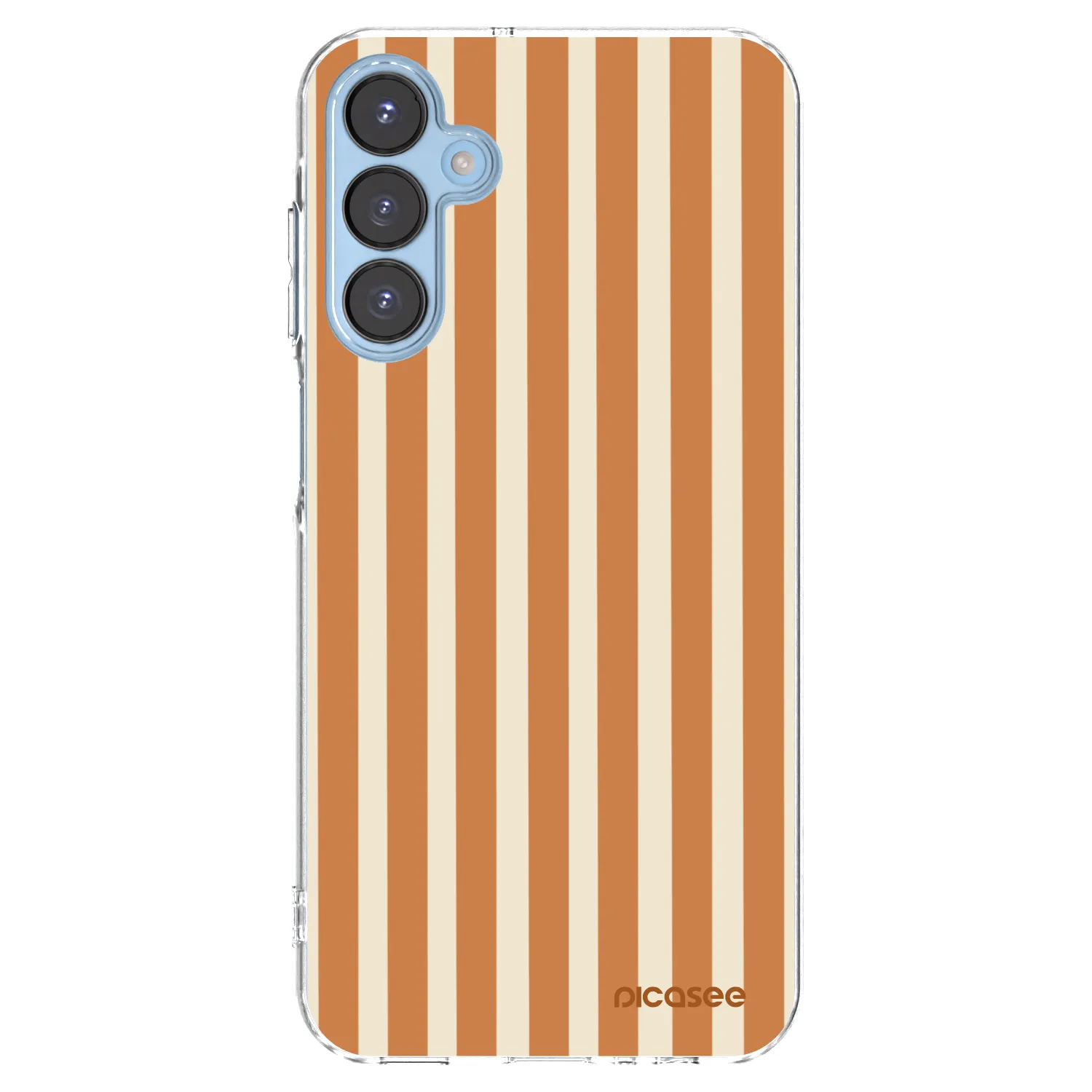 Picasee husă transparentă din silicon pentru Samsung Galaxy A15 A156B 5G - Orange lines