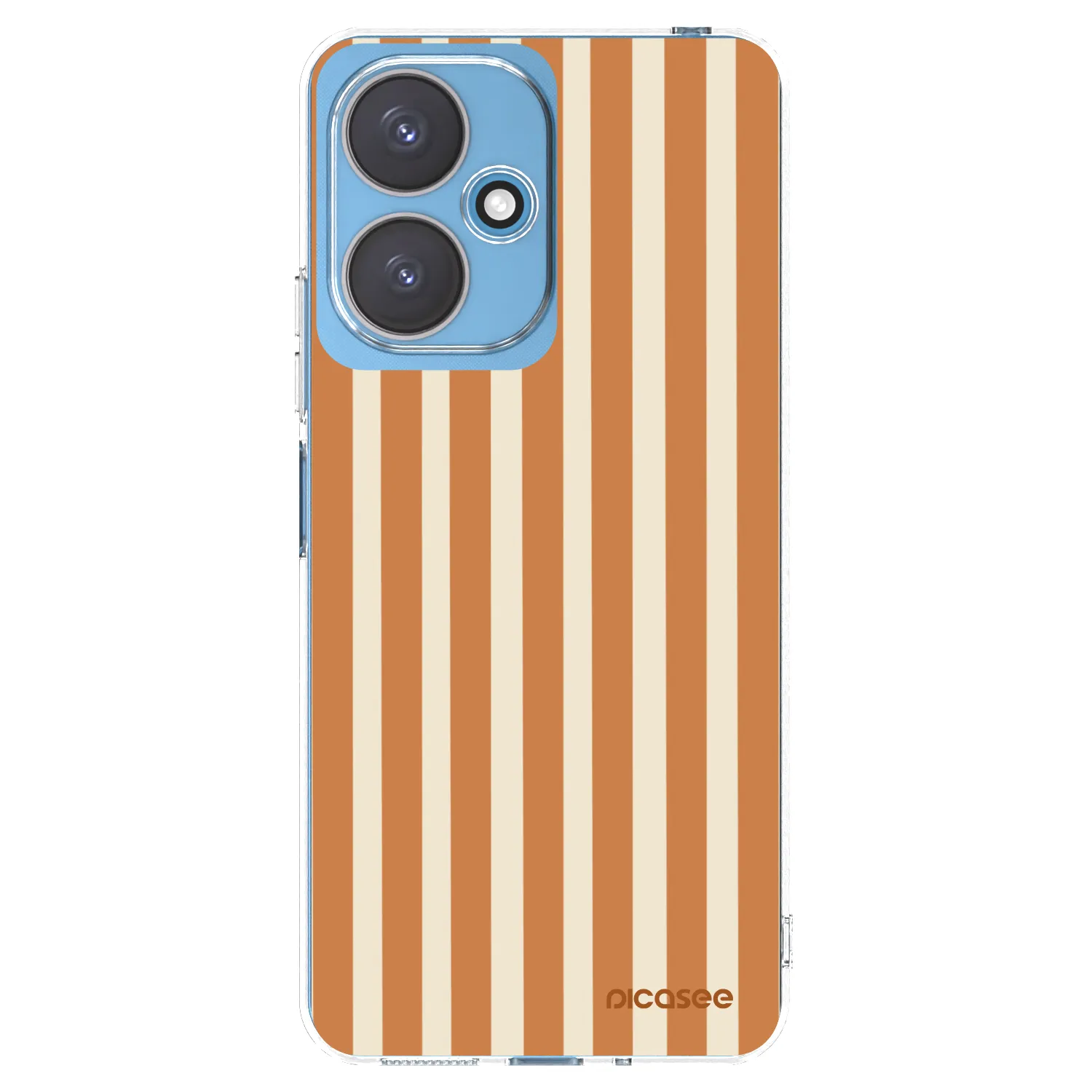 Picasee husă transparentă din silicon pentru Xiaomi Redmi 13C 5G - Orange lines
