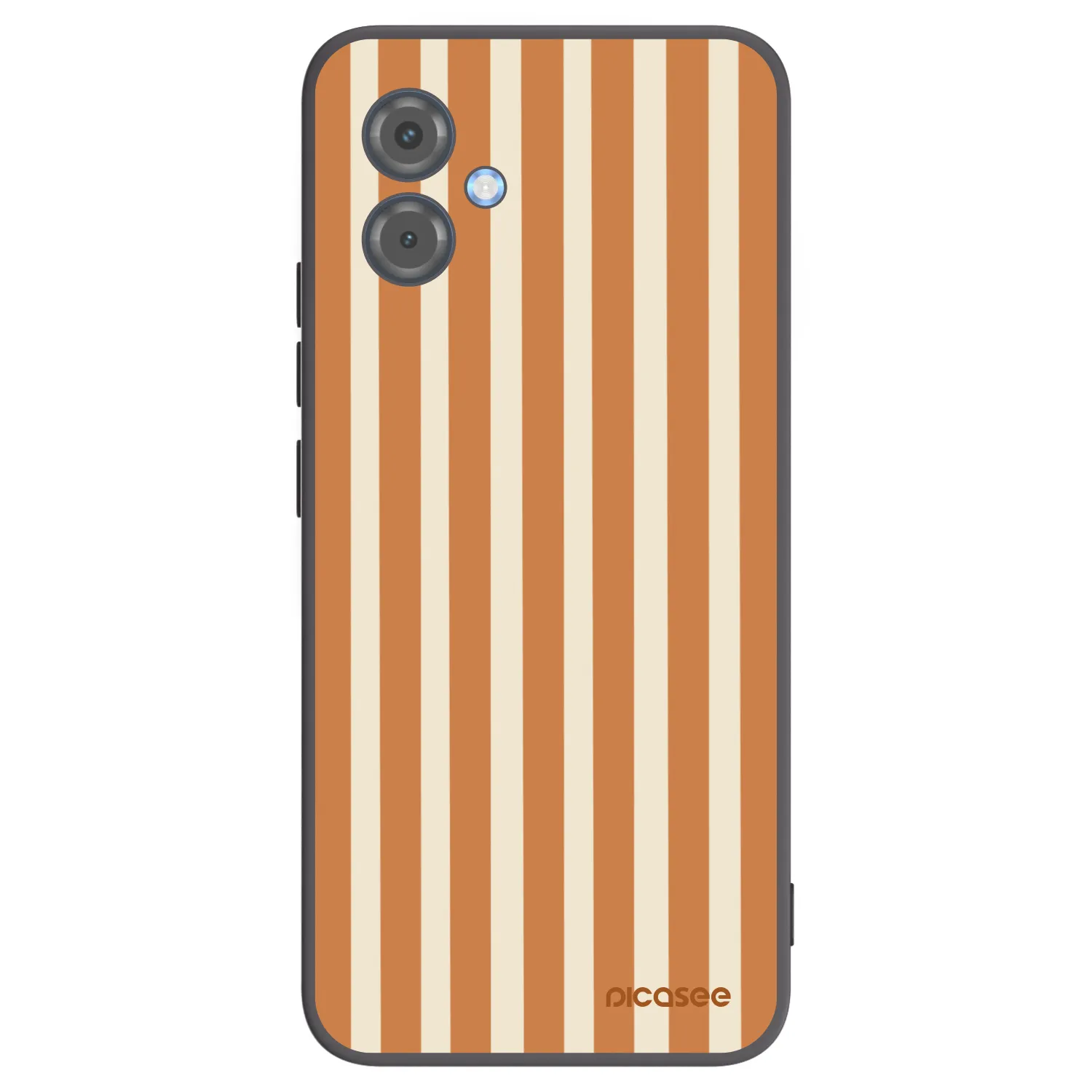 Picasee husă neagră din silicon pentru Motorola Moto G14 - Orange lines