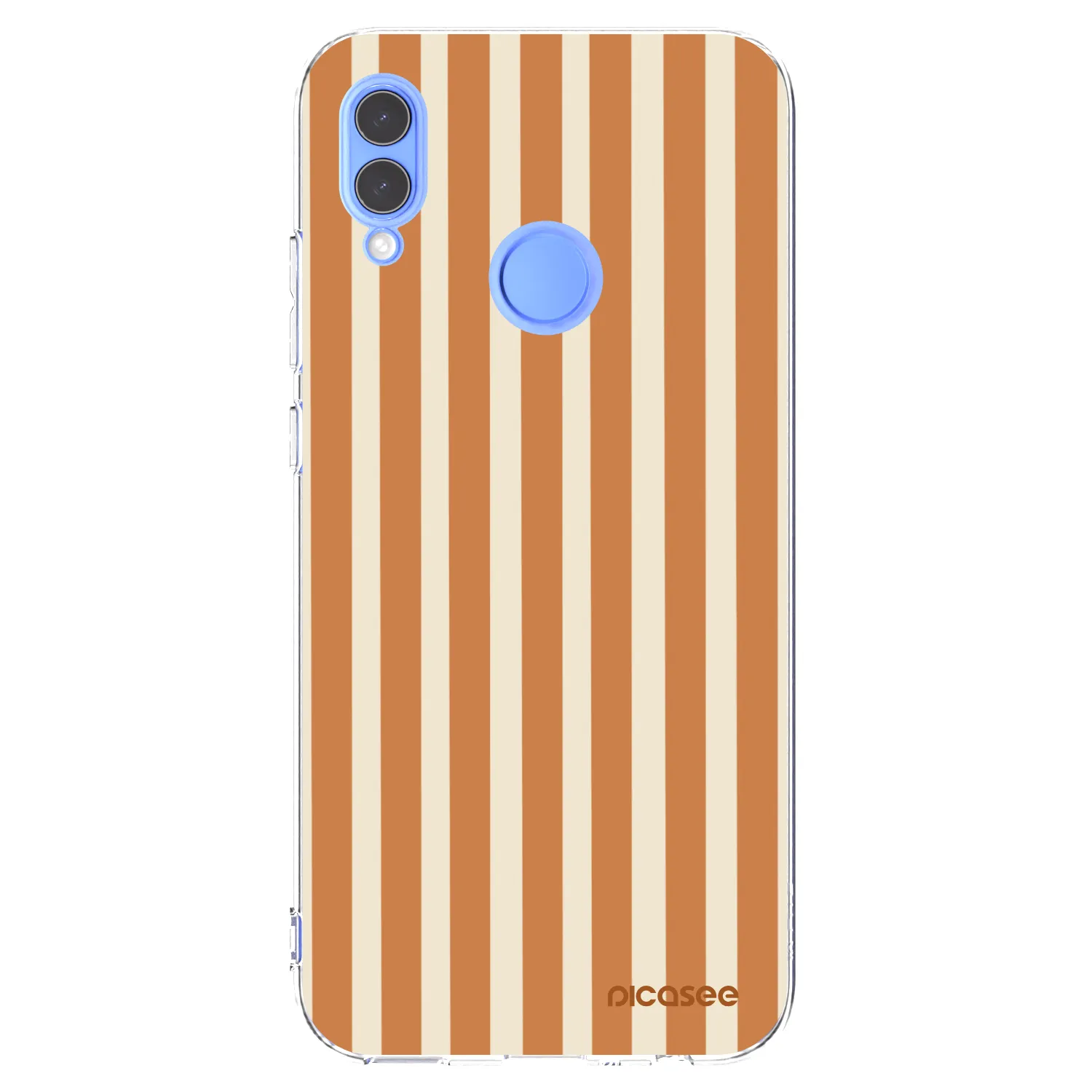 Picasee husă transparentă din silicon pentru Huawei P Smart 2019 - Orange lines