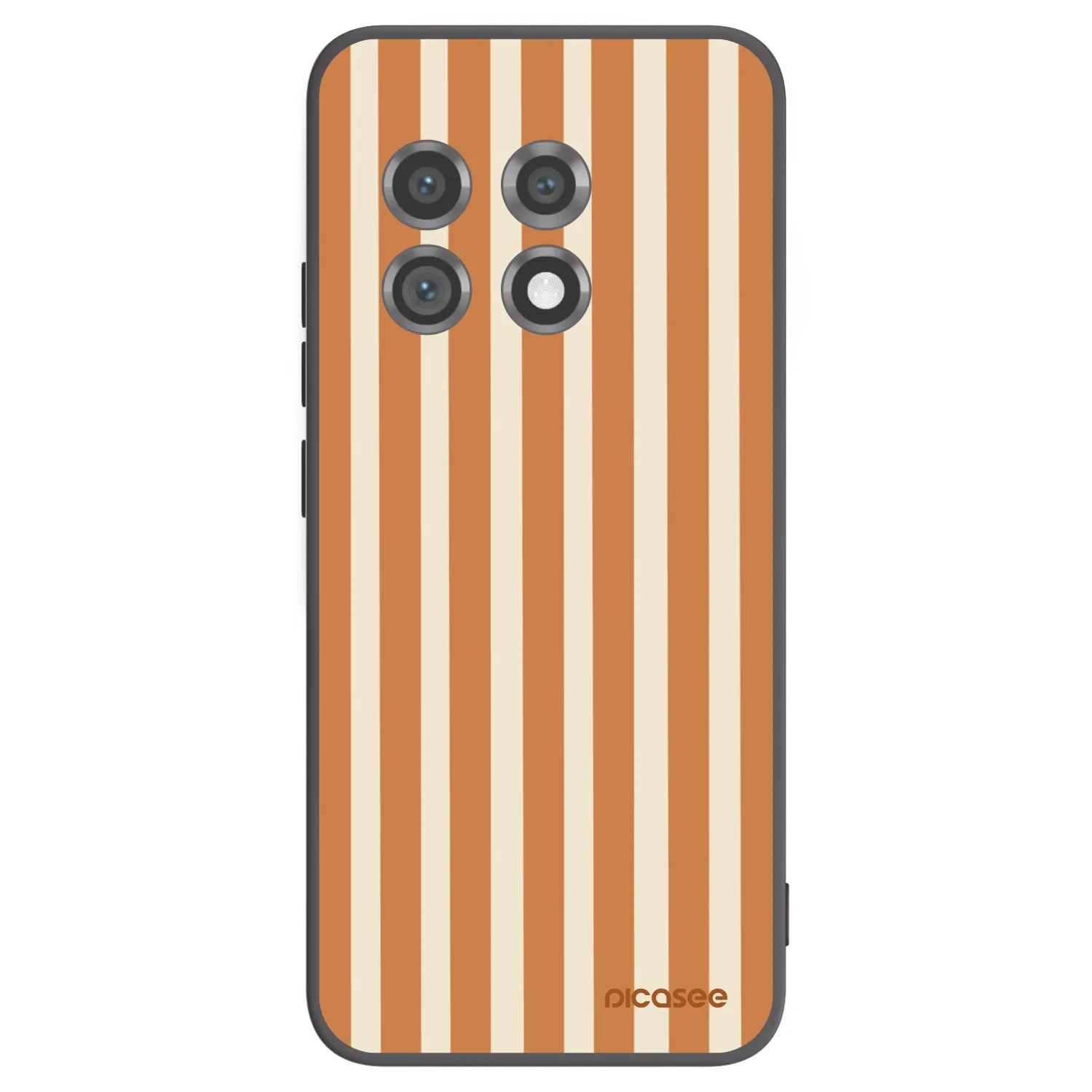 Picasee husă neagră din silicon pentru OnePlus 11 5G - Orange lines