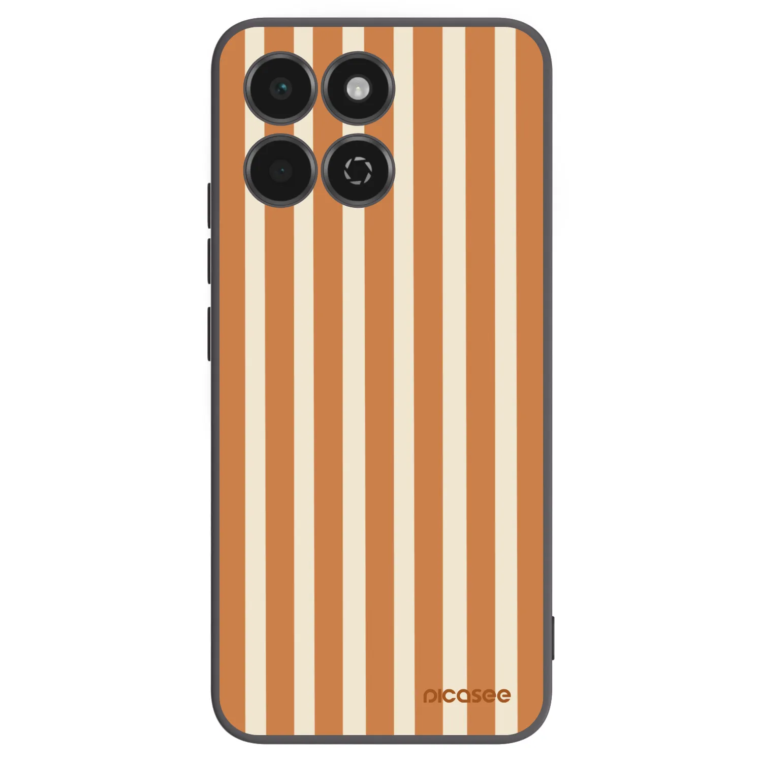 Picasee husă neagră din silicon pentru Honor 200 Smart 5G - Orange lines