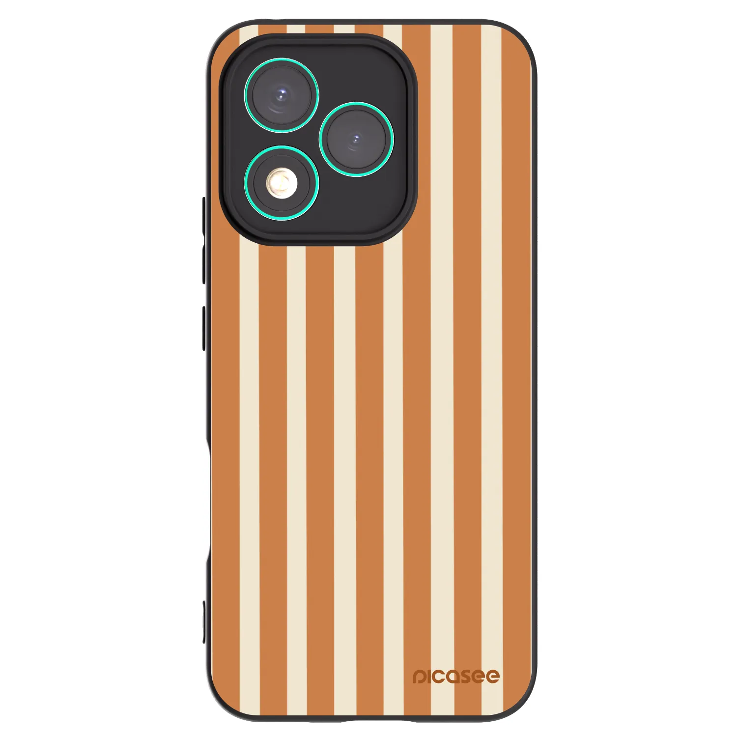 Picasee husă neagră din silicon pentru Honor 400 Lite 5G - Orange lines