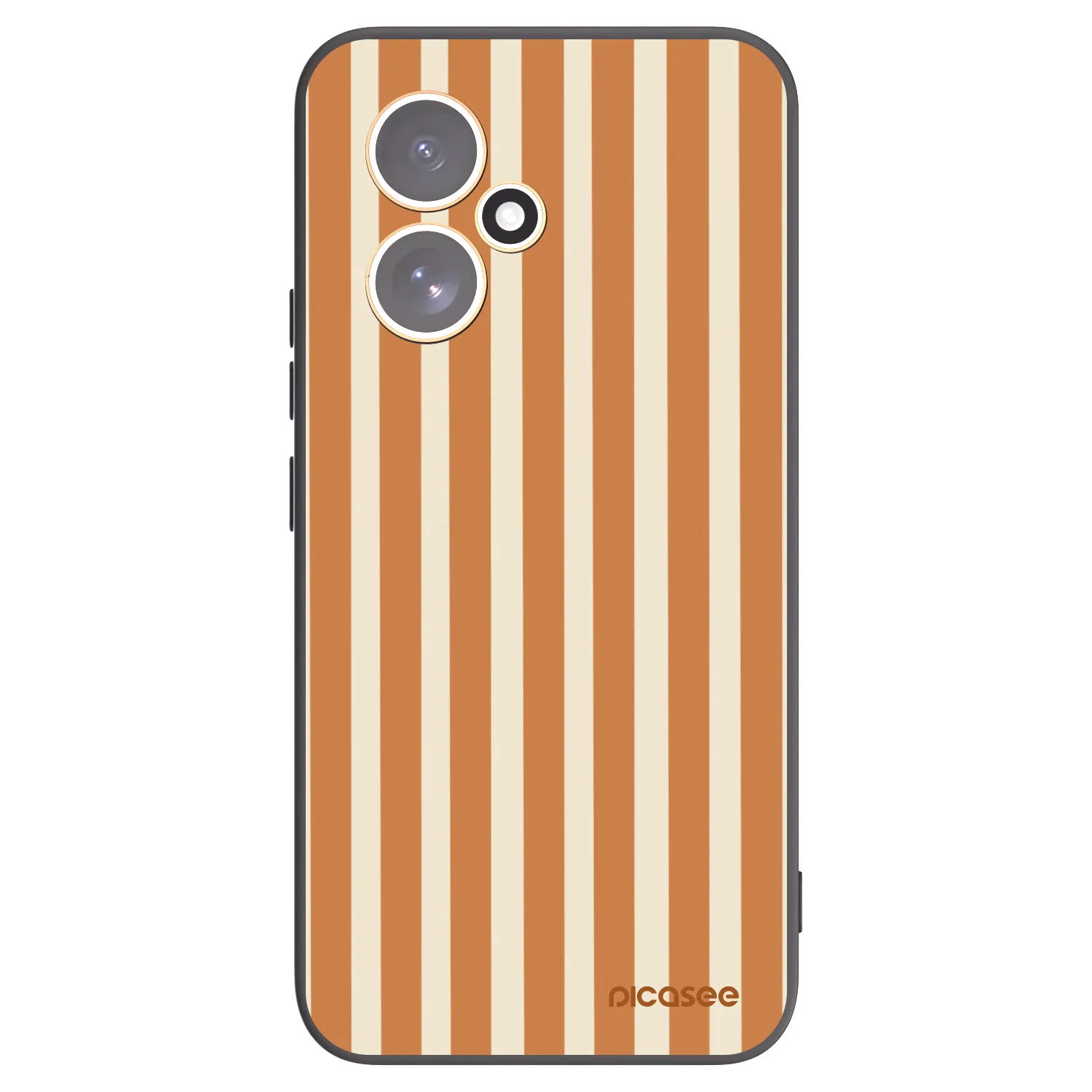Picasee husă neagră din silicon pentru Honor 400 5G - Orange lines