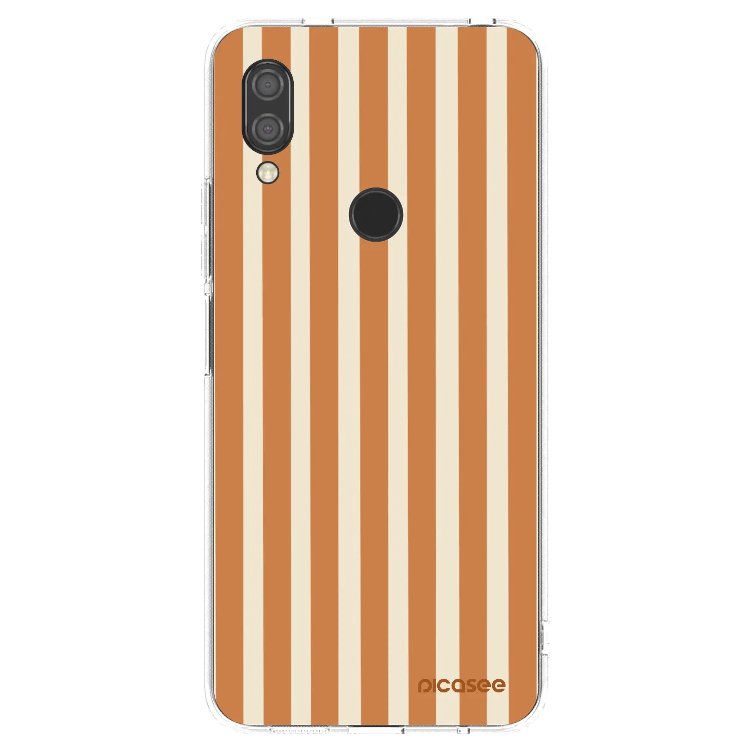 Picasee husă transparentă din silicon pentru Xiaomi Redmi 7 - Orange lines