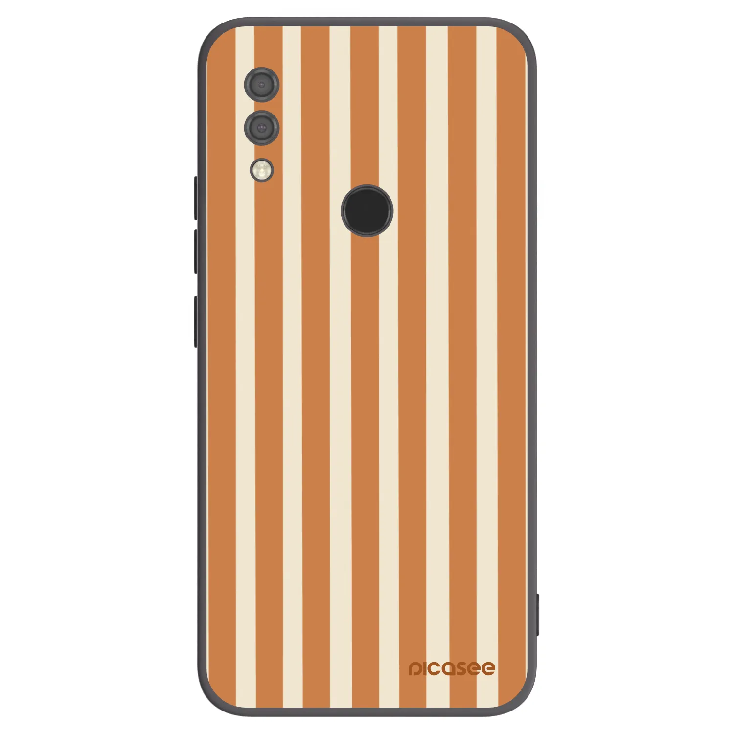 Picasee husă neagră din silicon pentru Xiaomi Redmi 7 - Orange lines