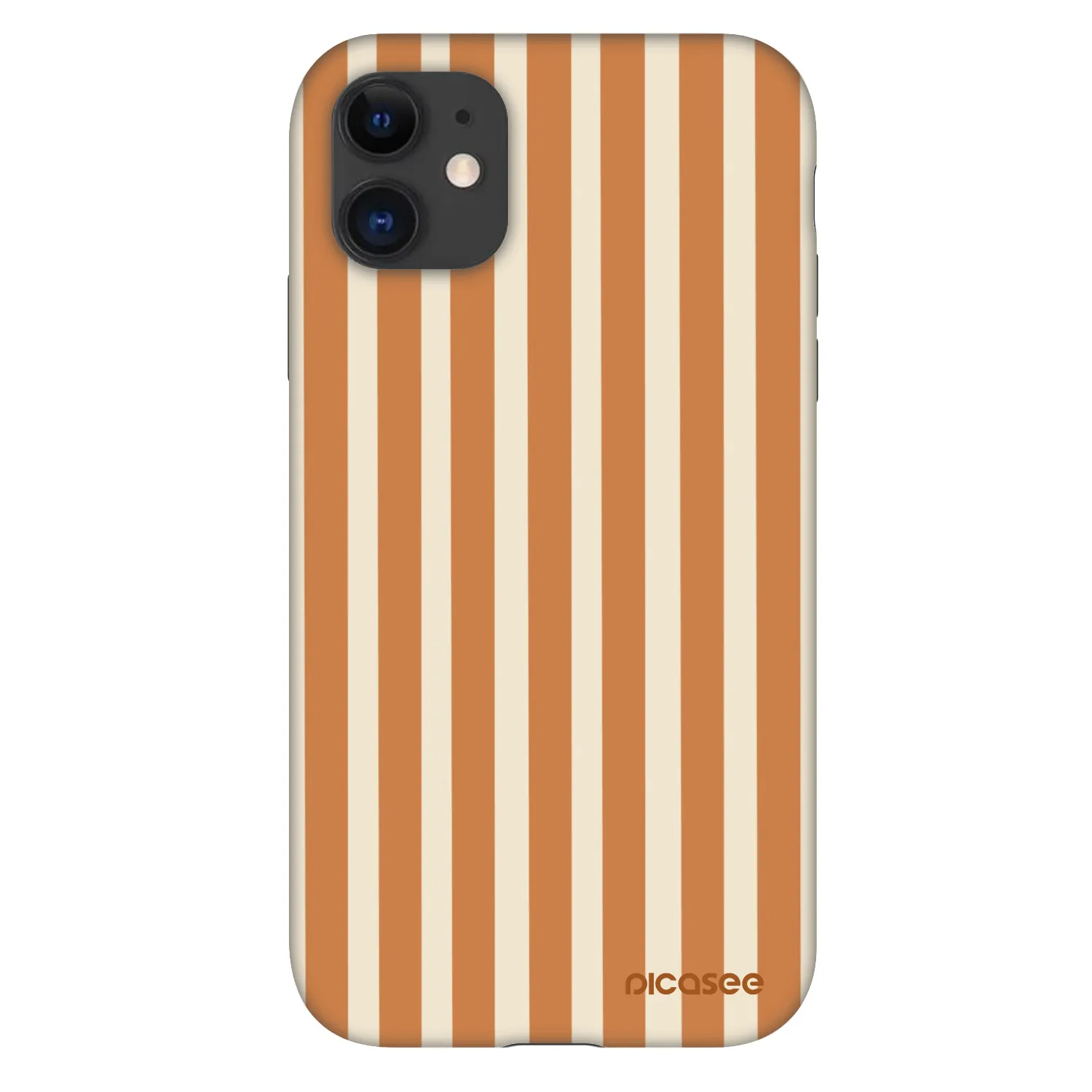 Picasee Fashion Case pentru Apple iPhone 11 - Orange lines