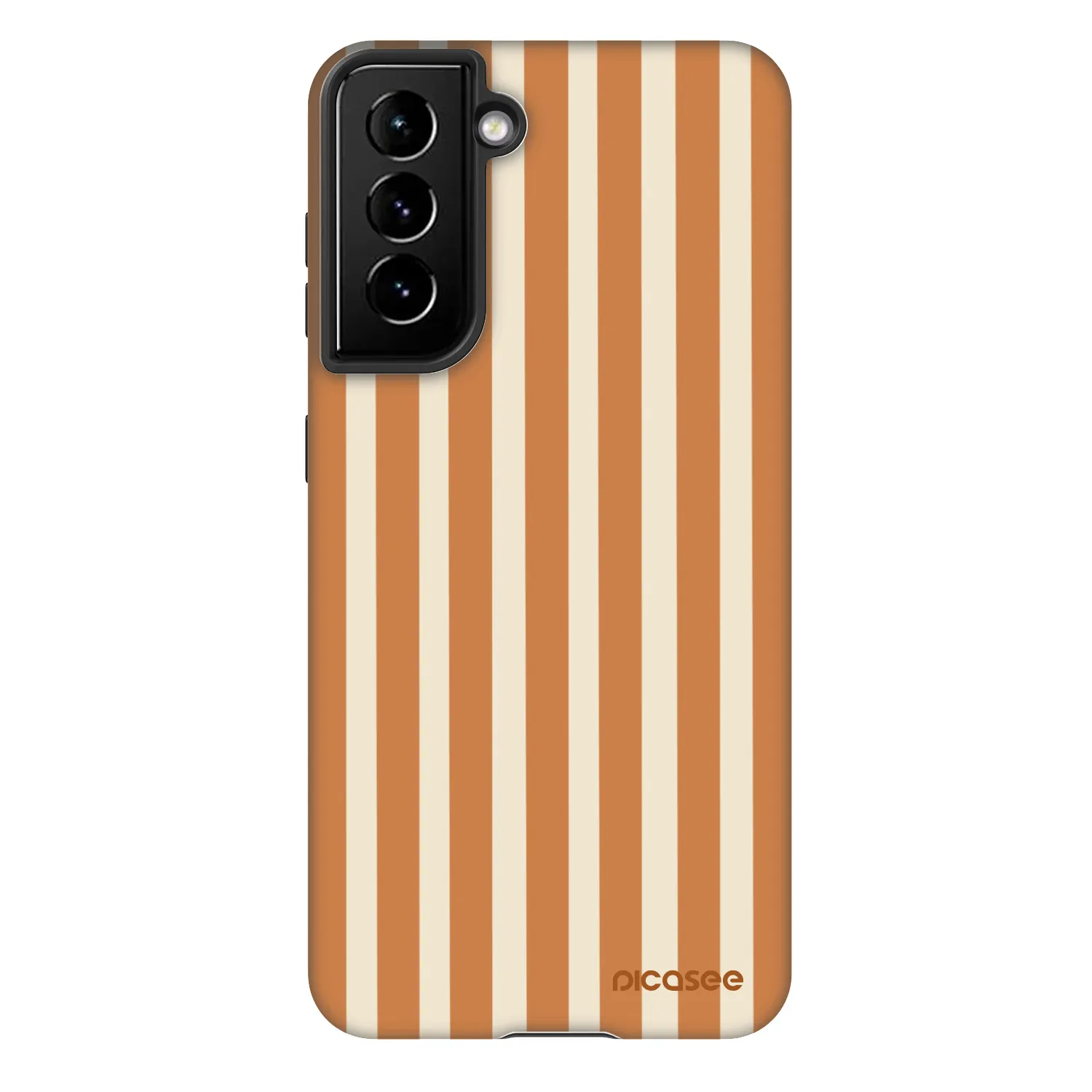 Picasee Fashion Case pentru Samsung Galaxy S21 5G G991B - Orange lines
