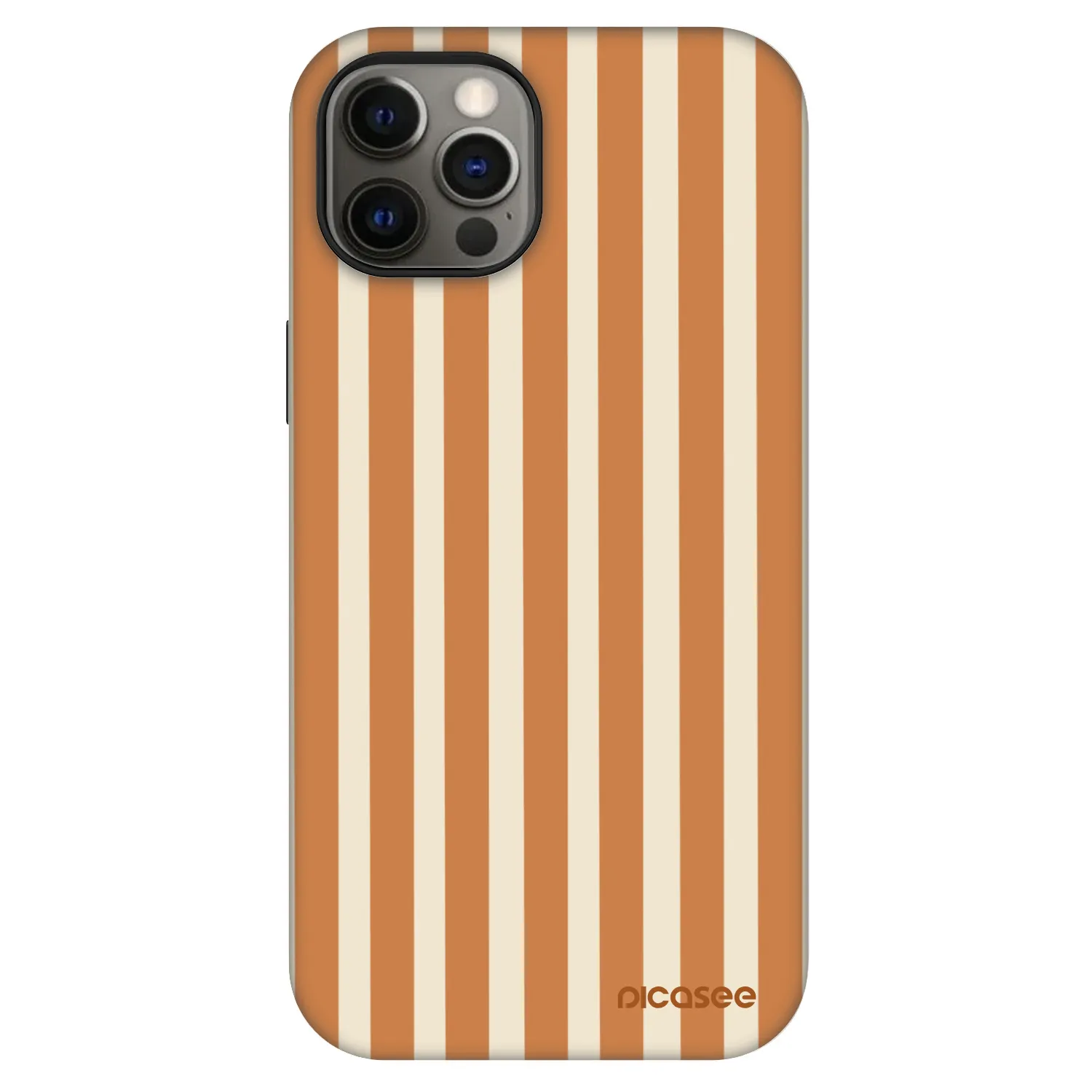 Picasee Fashion Case MagSafe pentru Apple iPhone 12 - Orange lines