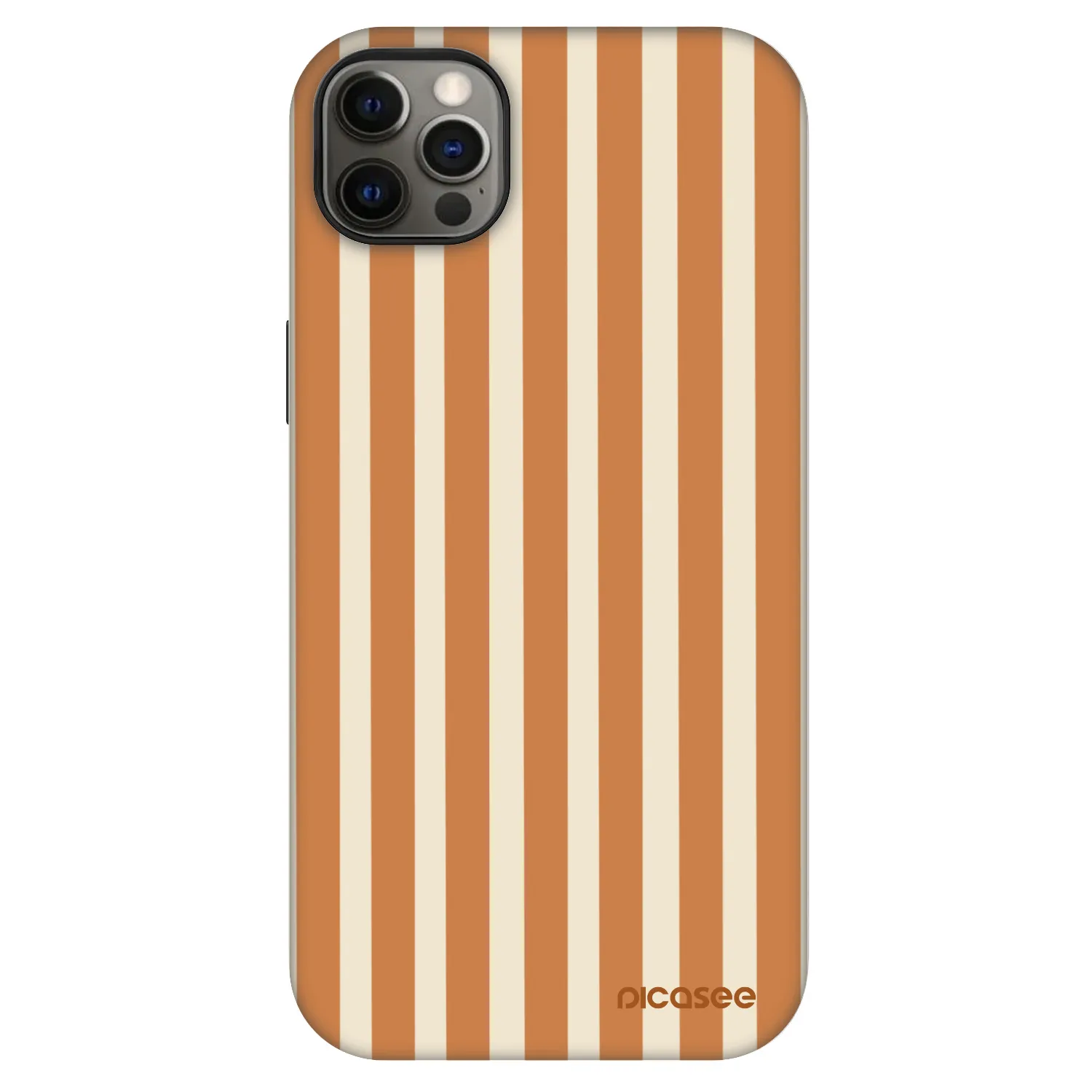 Picasee Fashion Case MagSafe pentru Apple iPhone 12 Pro Max - Orange lines