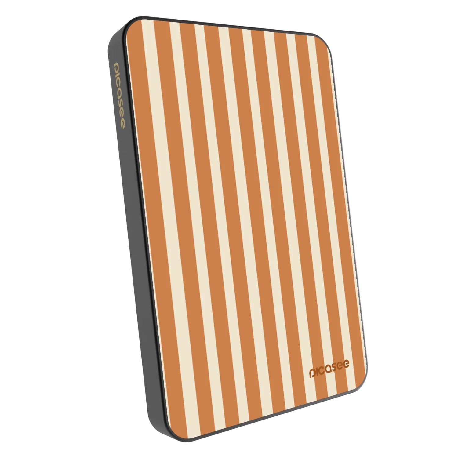 Picasee Powerbank cu MagSafe 5 000 mAh Gri - Orange lines