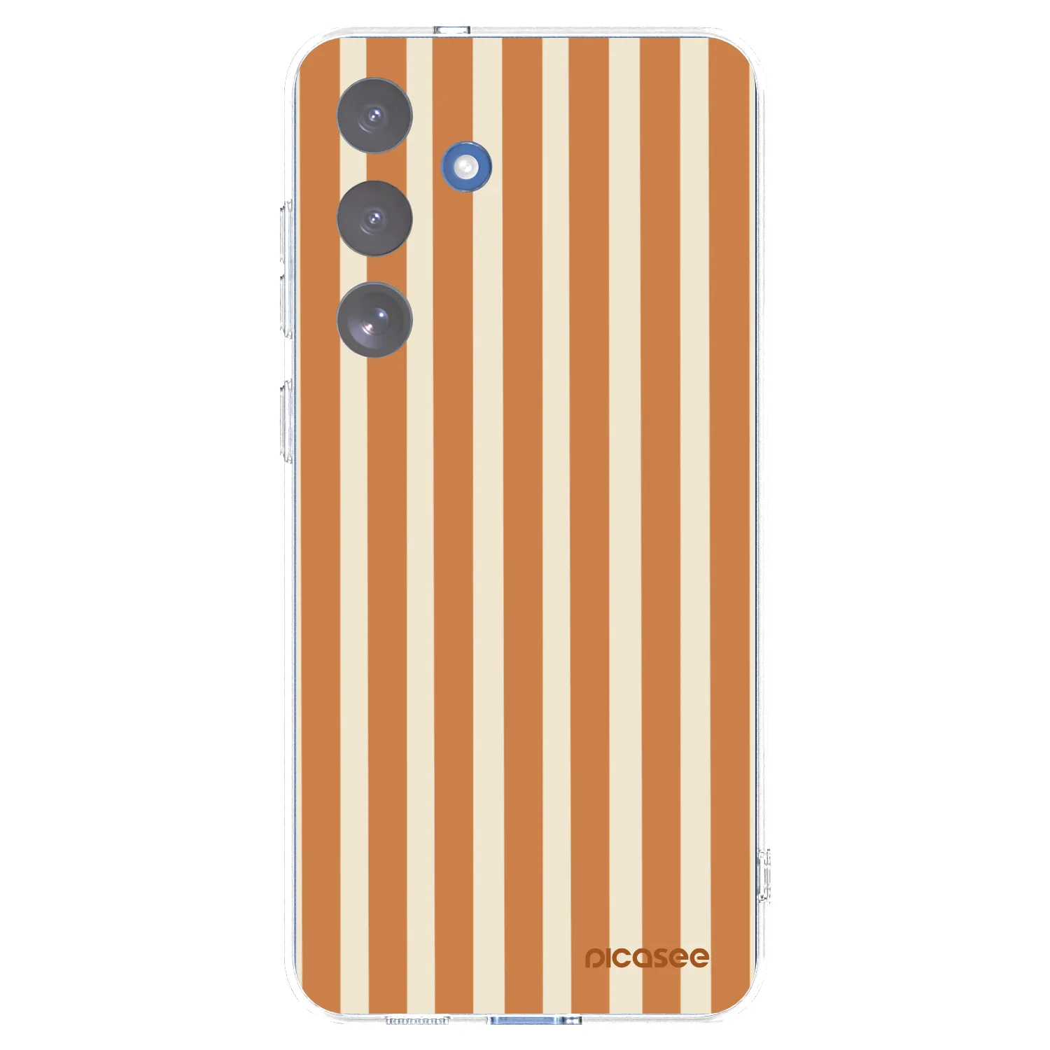 Picasee husă transparentă din silicon pentru Samsung Galaxy S25 FE 5G - Orange lines
