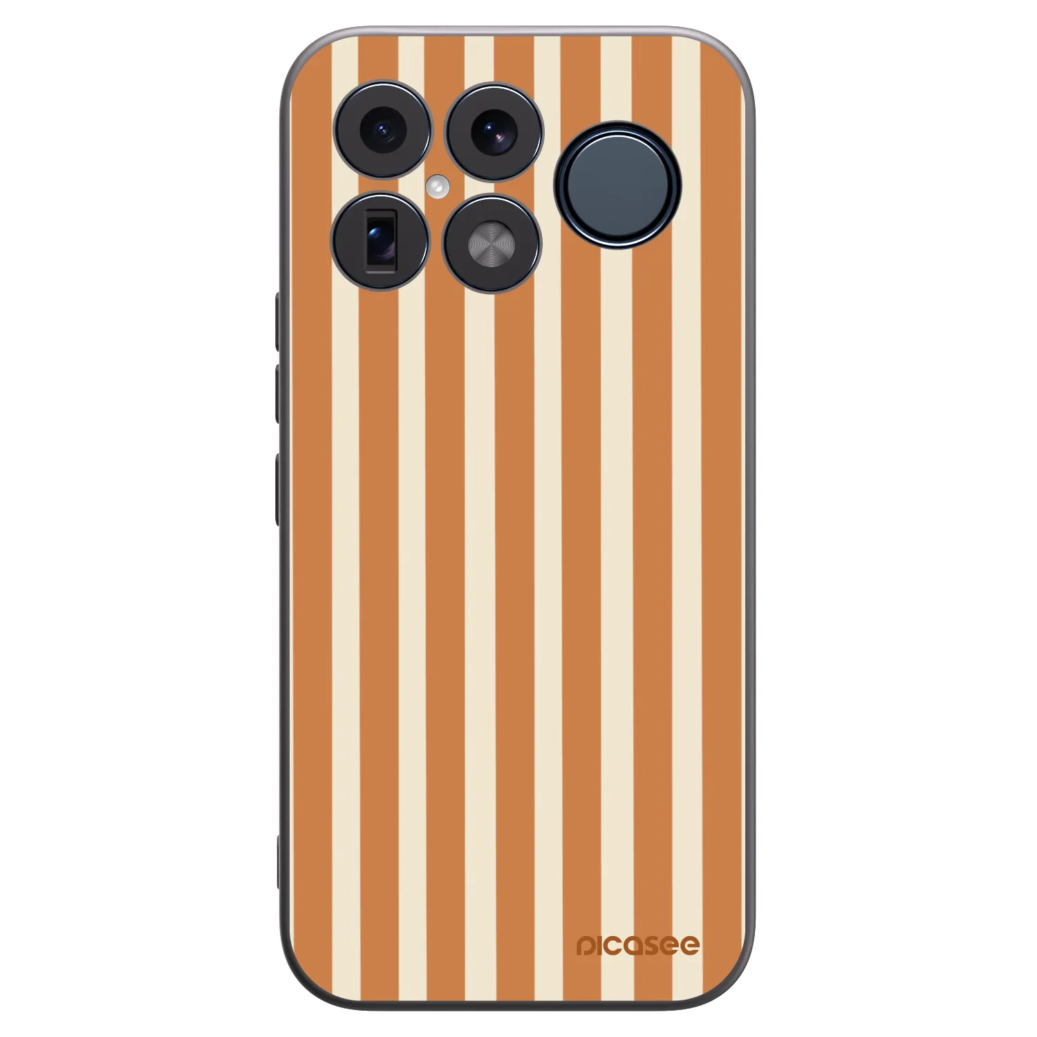 Picasee husă neagră din silicon pentru Xiaomi Poco F8 Ultra - Orange lines
