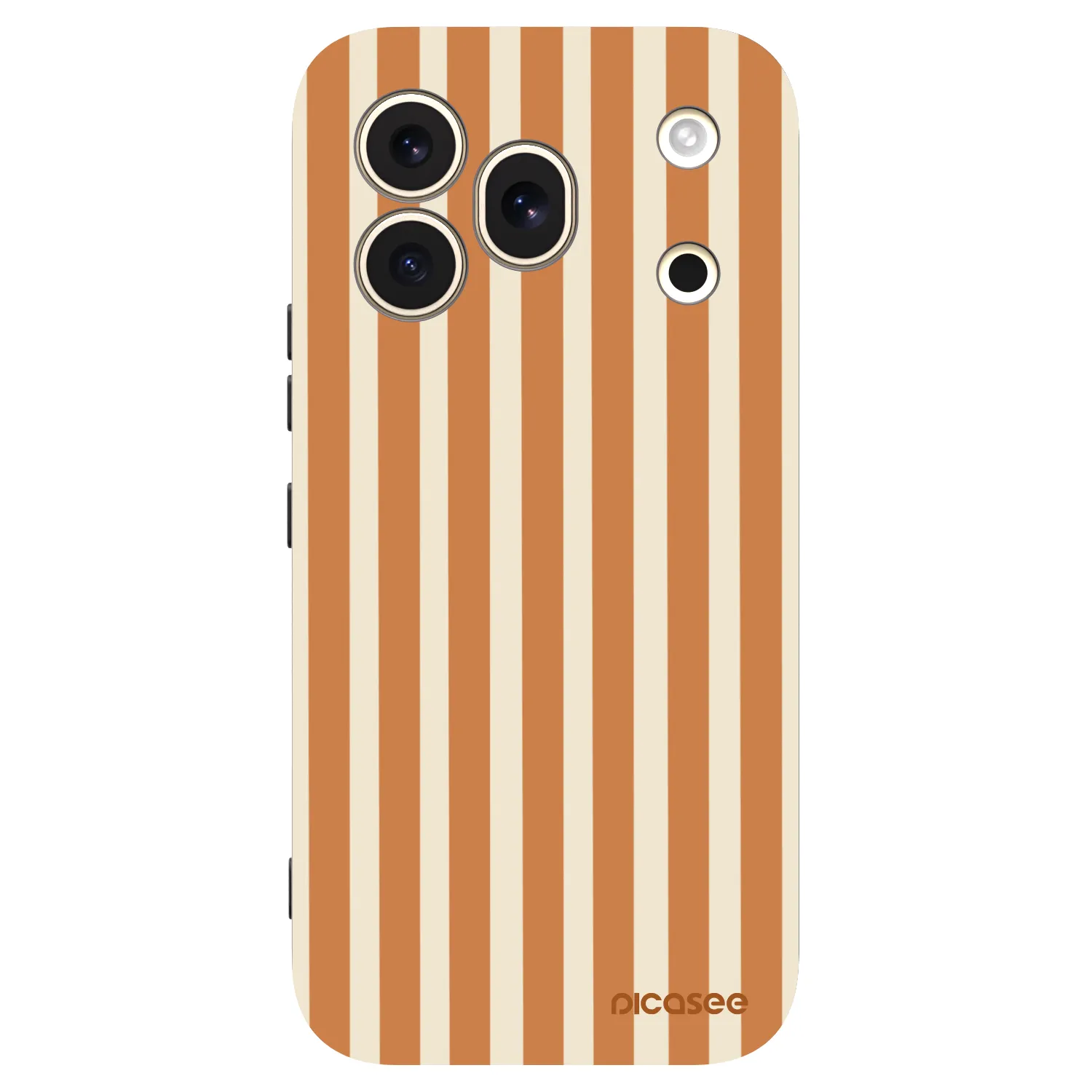 Picasee husă neagră din silicon pentru Honor 600 Pro - Orange lines