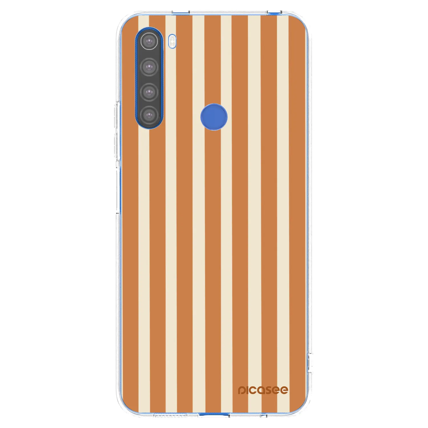 Picasee husă transparentă din silicon pentru Xiaomi Redmi Note 8T - Orange lines