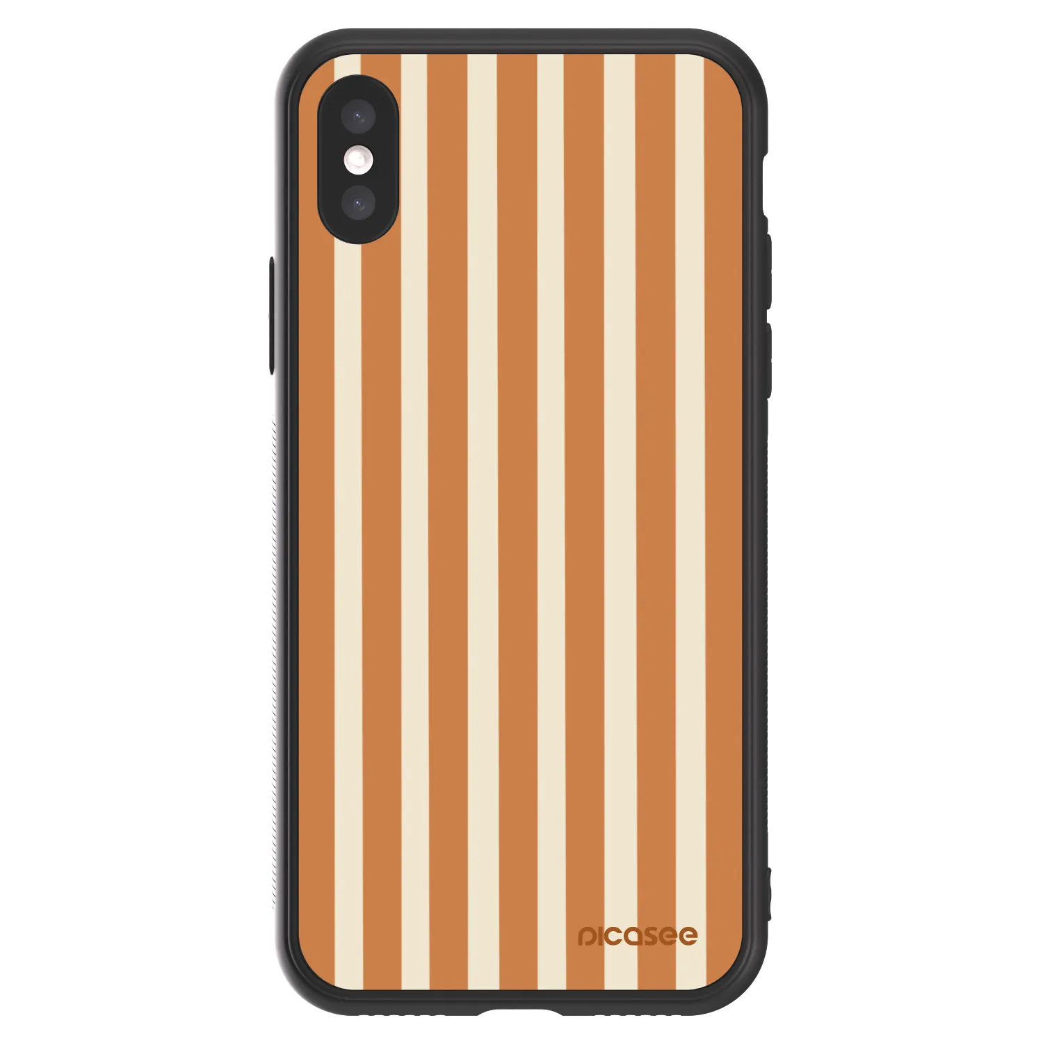 Picasee ULTIMATE CASE pentru Apple iPhone X/XS - Orange lines