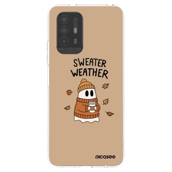 Picasee husă transparentă din silicon pentru OPPO A94 5G - Sweater ghost