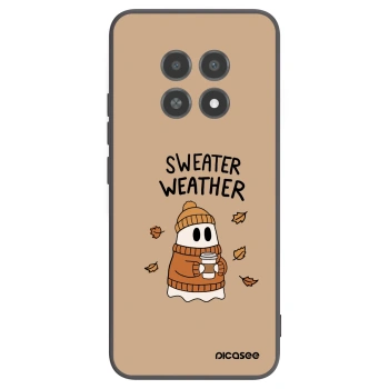 Picasee husă neagră din silicon pentru Realme 12X - Sweater ghost