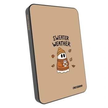 Powerbank cu MagSafe 5 000 mAh cu design propriu Gri - Sweater ghost